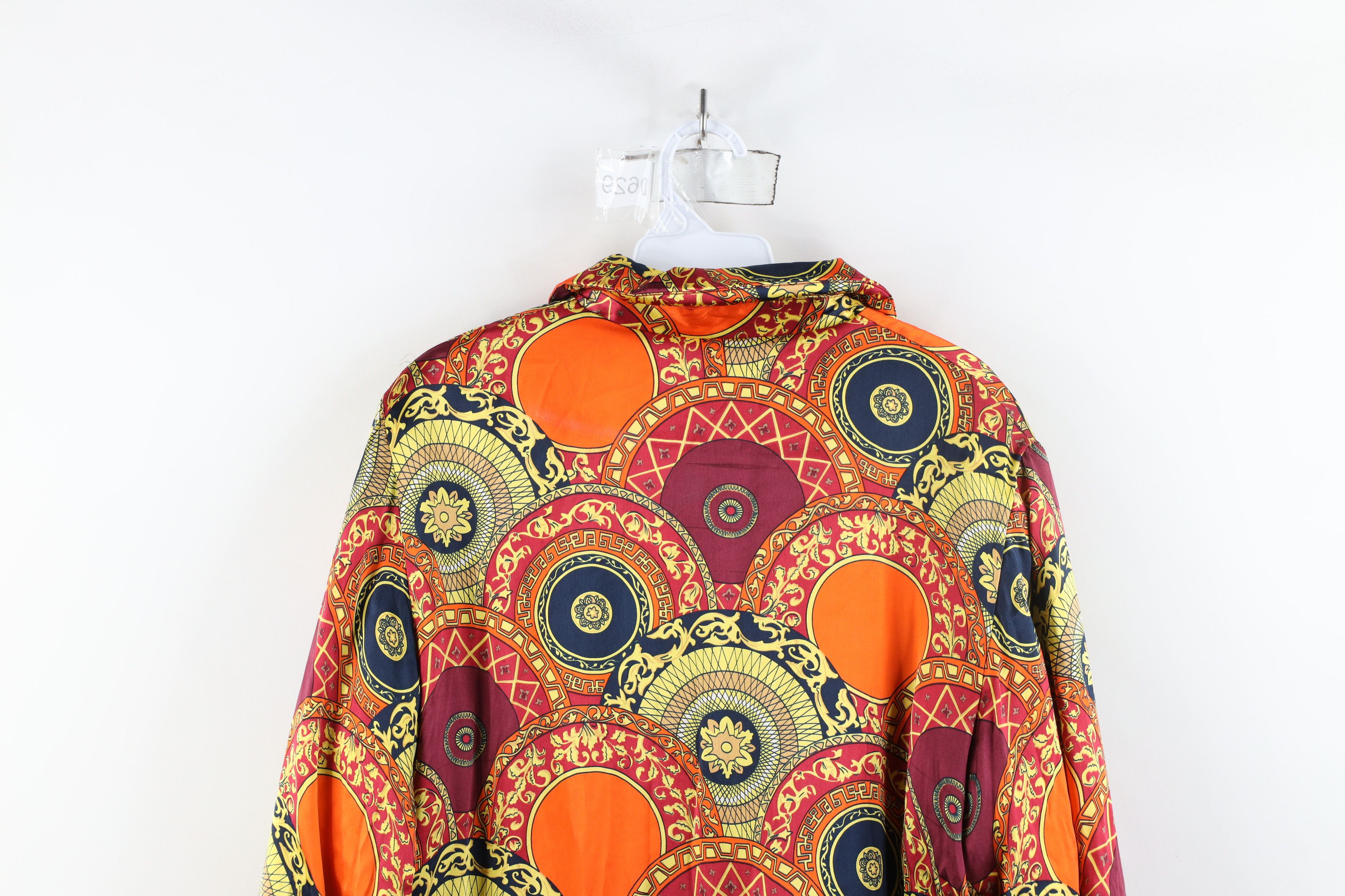 Vintage Deadstock Vintage 90s Streetwear Geometric Zip Bomber Jacket Size L / US 10 / IT 46 - 13 Thumbnail