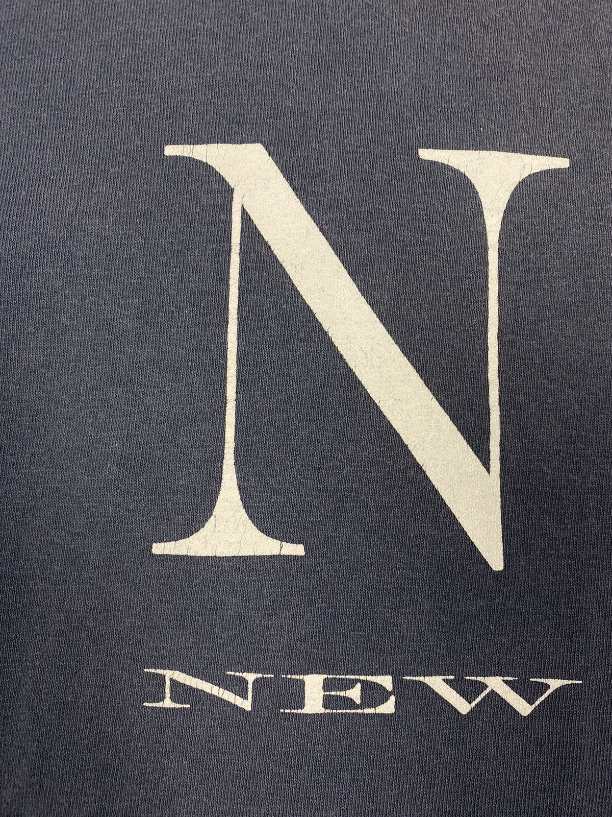 Vintage Vintage 90s New York Made In USA Big Logo Tee Size US XL / EU 56 / 4 - 6 Thumbnail