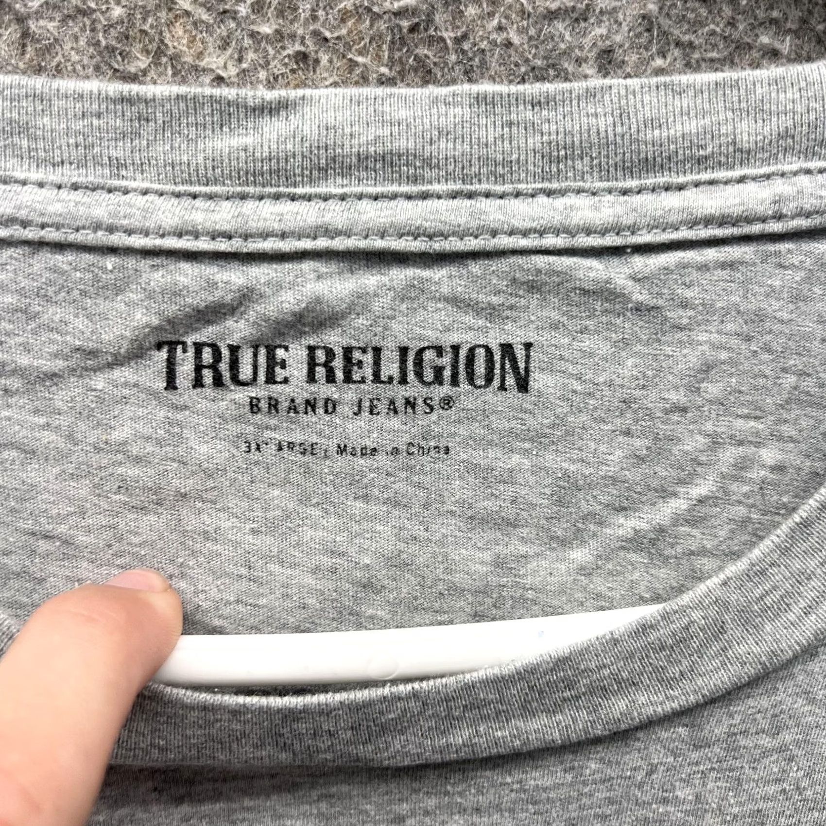 True Religion True Religion Shirt Mens 3XL Gray Red Block Logo Horseshoe Graphic Tee Tagless Shirt Men 3XL Gray Red Block Logo Horseshoe Graphic Tee Tagless Size US XXL / EU 58 / 5 - 2 Thumbnail