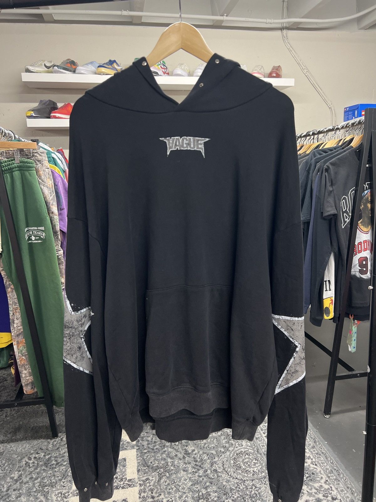 Other Vague Studios Star Studded Hoodie Black Size US XL / EU 56 / 4 - 1 Thumbnail