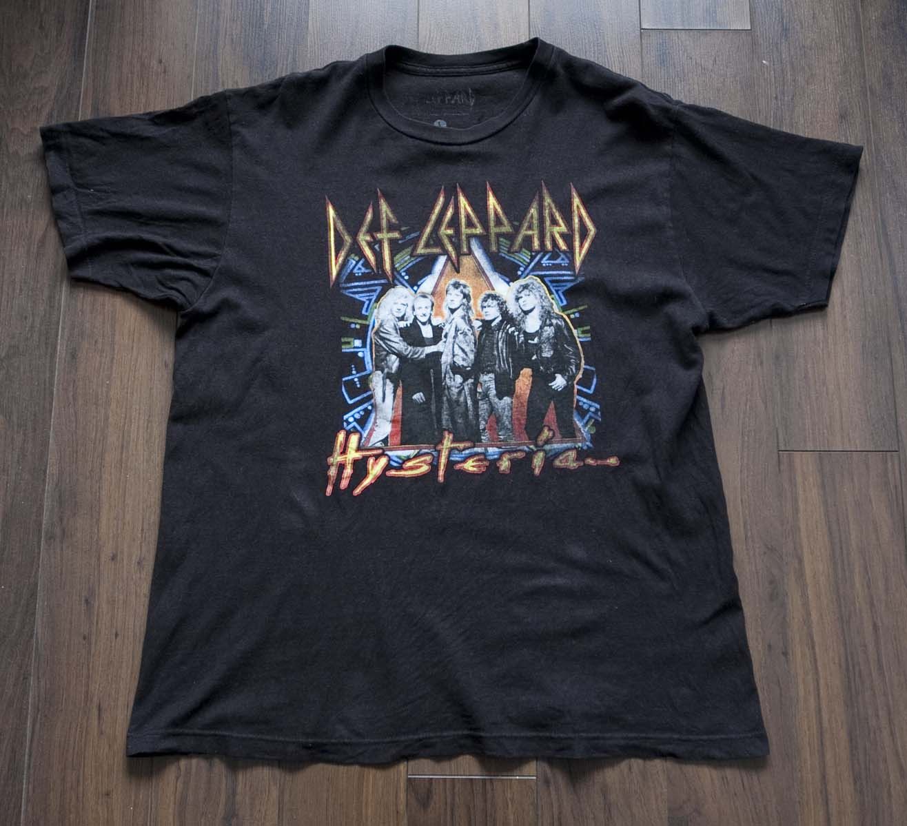 Other Def Leppard T Shirt Hysteria Size L Size US L / EU 52-54 / 3 - 1 Thumbnail