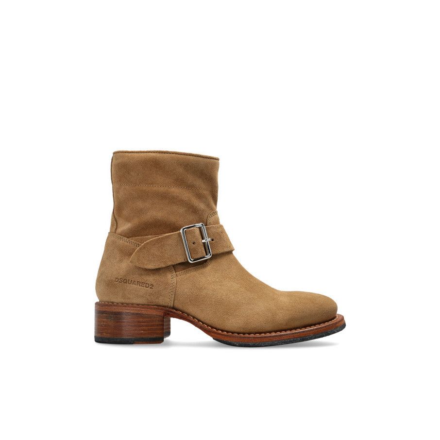 Dsquared2 DSQUARED2 Brown Suede Harley Boots New And Authentic (Men's Size US 7 / EU 40 - 1 Thumbnail