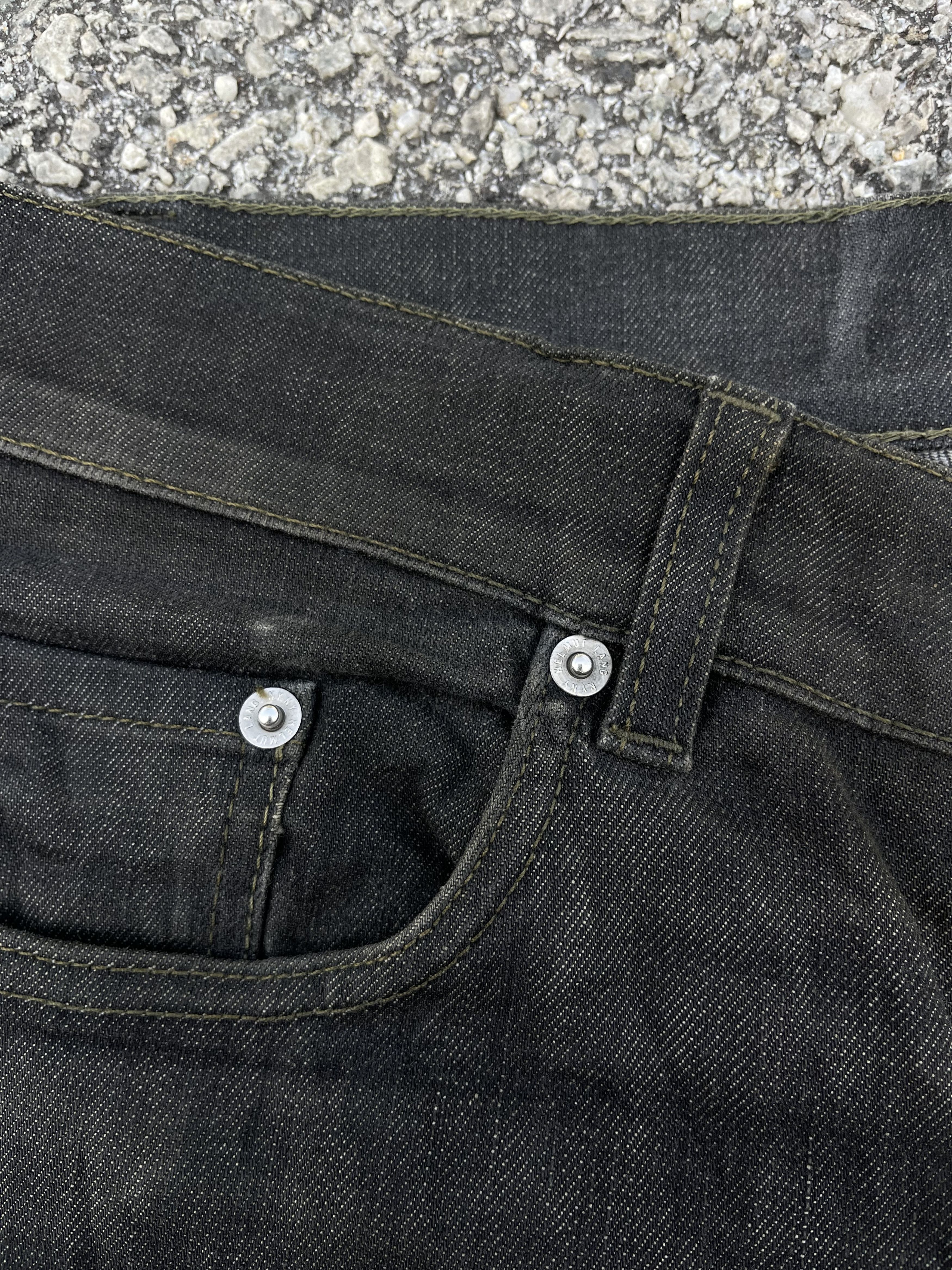 Designer × Helmut Lang × Vintage Vintage Helmut Lang Low Waist Contour Fit Raw Elastic Denim Size US 31 - 7 Thumbnail