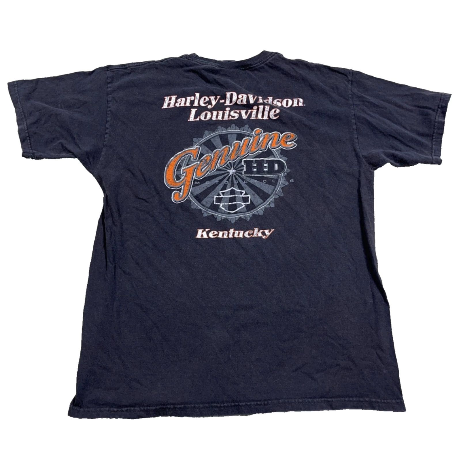 Harley Davidson VINTAGE Harley-Davidson Shirt Men L Black Graphic Print Joker Clown Flames 80s Biker Grunge Retro Skull Harley-Davidson T-Shirt Mens Large Black Fire Size US L / EU 52-54 / 3 - 2 Thumbnail