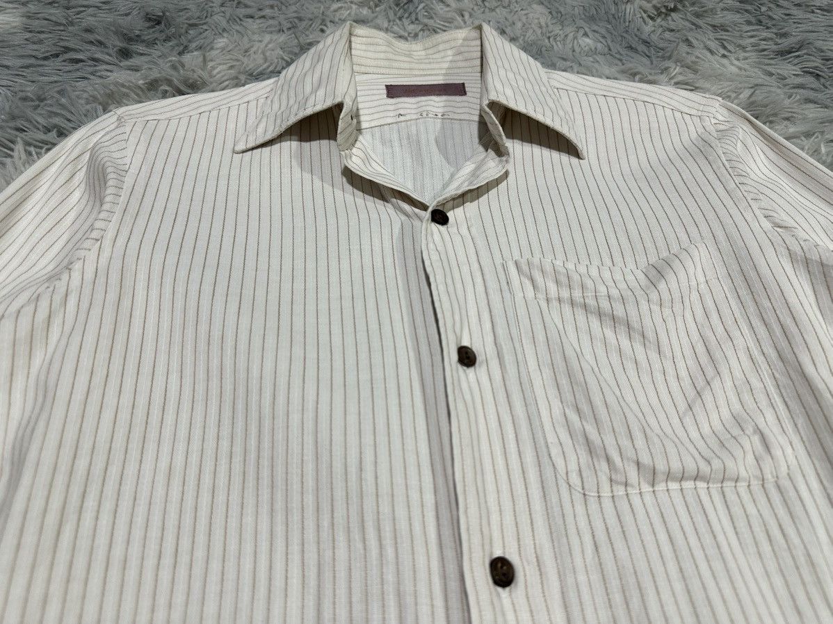 Yves Saint Laurent 🔥Vintage Yves Saint Laurent Shirt Striped Size US M / EU 48-50 / 2 - 2 Thumbnail