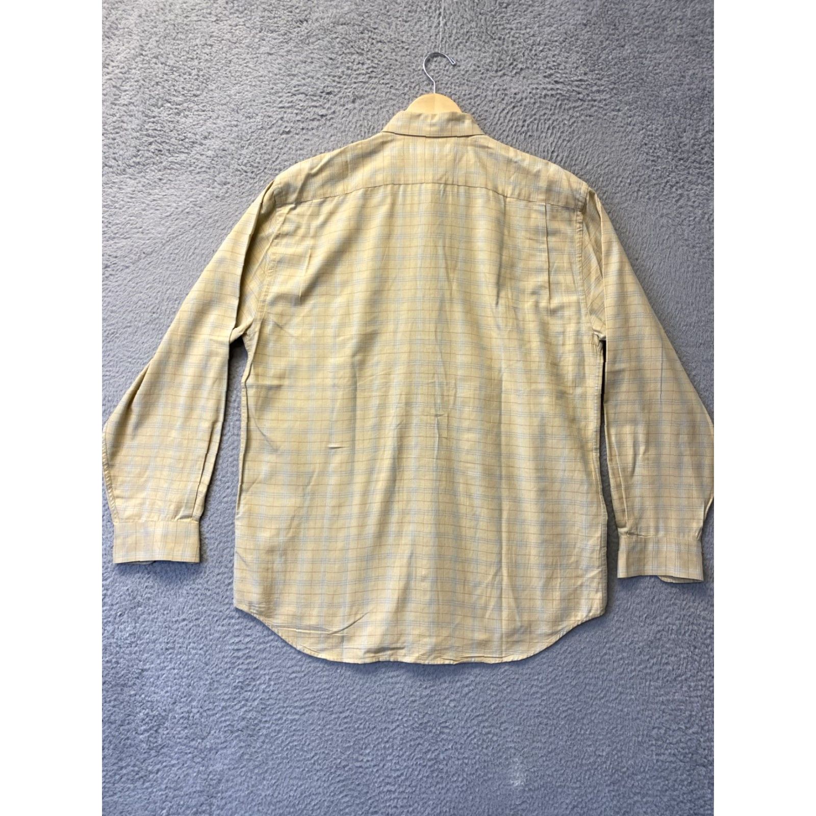 Ralph Lauren Joseph Abboud Gold Plaid Button-Up Shirt Mens Size M Long Sleeve Casual Workwear Size US M / EU 48-50 / 2 - 7 Thumbnail