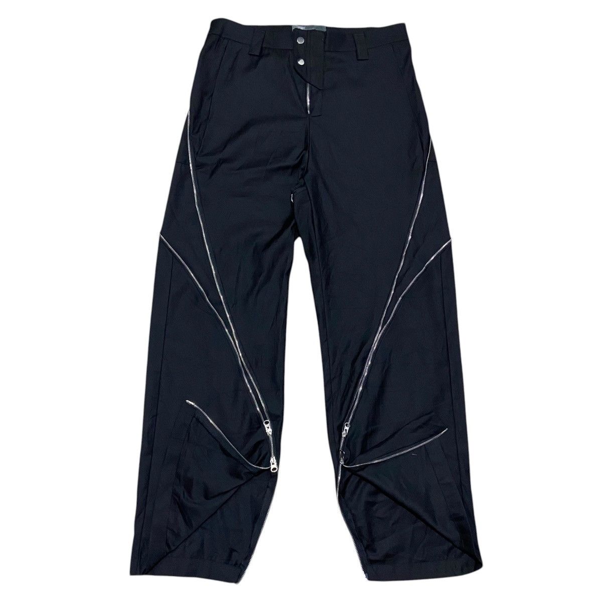 Japanese Brand Argueculture Y2K Grunge Zipp Slit Slighty Vertical Straight Size US 30 / EU 46 - 3 Thumbnail