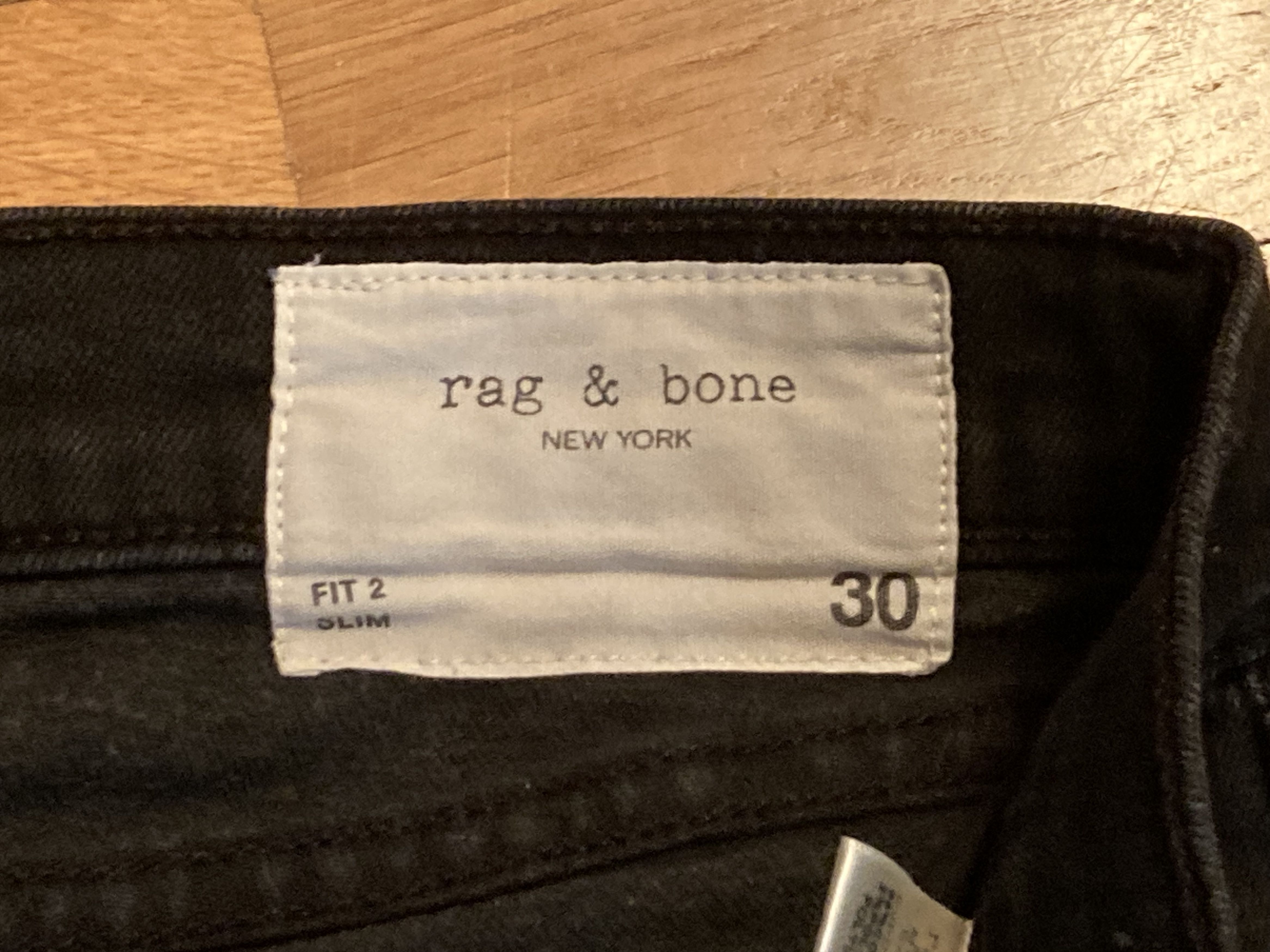 Rag & Bone RAG & BONE denim jeans fit 2 black wash size 32/48 Size US 32 / EU 48 - 9 Thumbnail