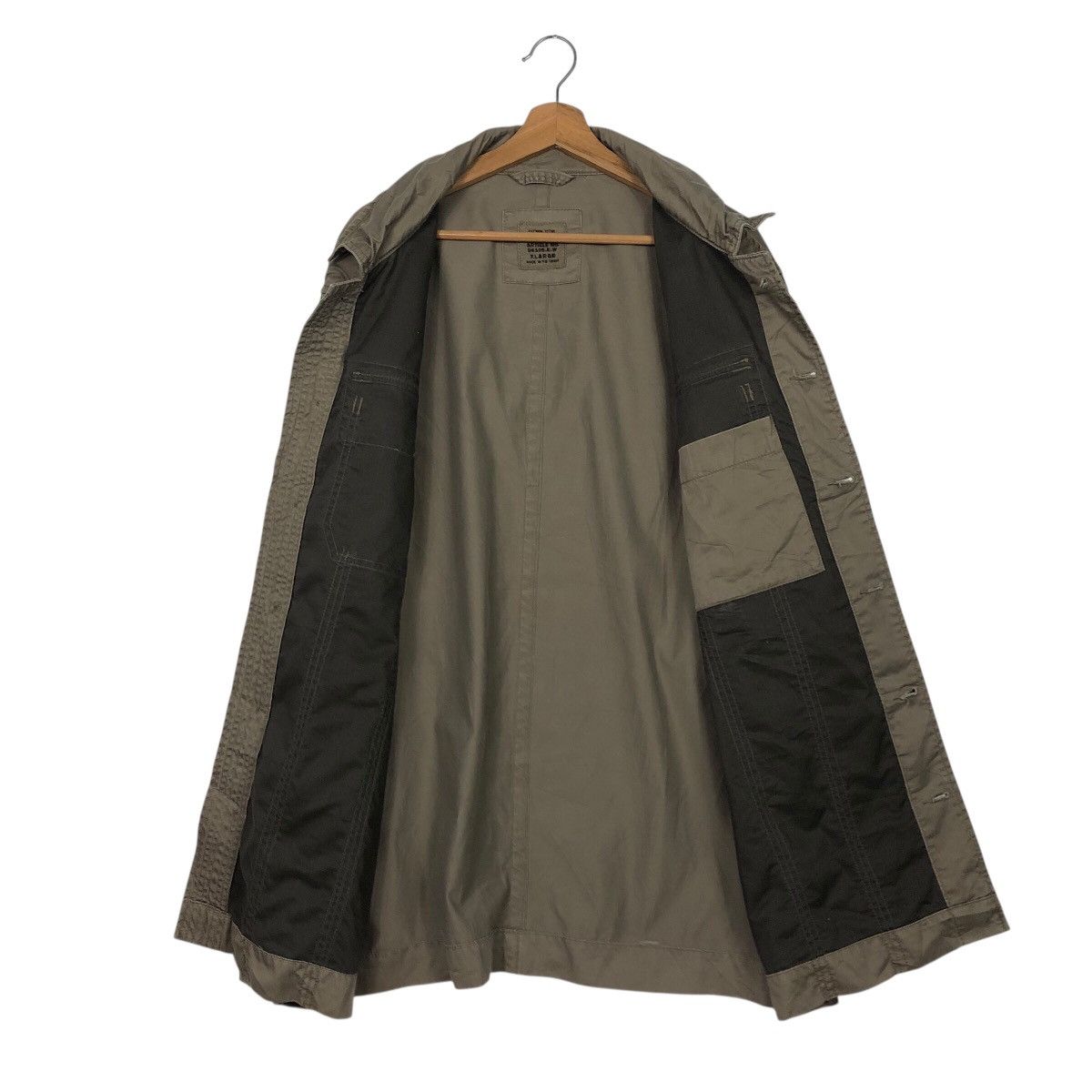 Japanese Brand Vintage Striped Wool Bomber Jacket Old Navy Issey Miyake Size US XL / EU 56 / 4 - 14 Thumbnail