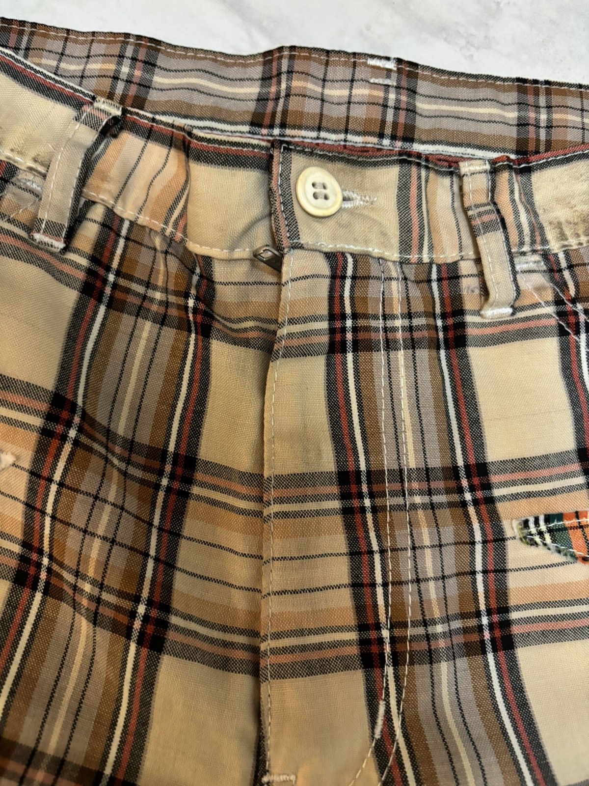 Comme des Garcons Rare Comme des Garcons Plaid Patchwork Pants Size US 32 / EU 48 - 11 Thumbnail