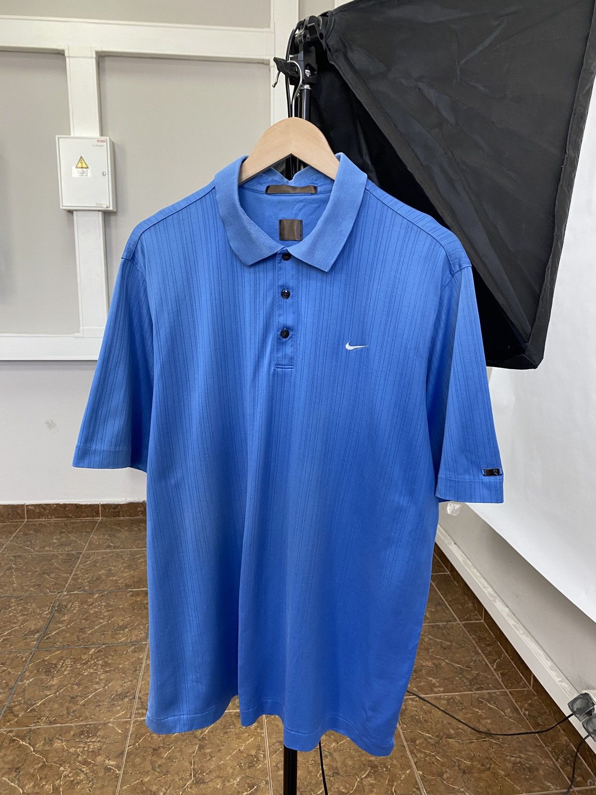 Nike VINTAGE Rare NIKE Tiger Woods Golf Color Block Polo Shirt 90s