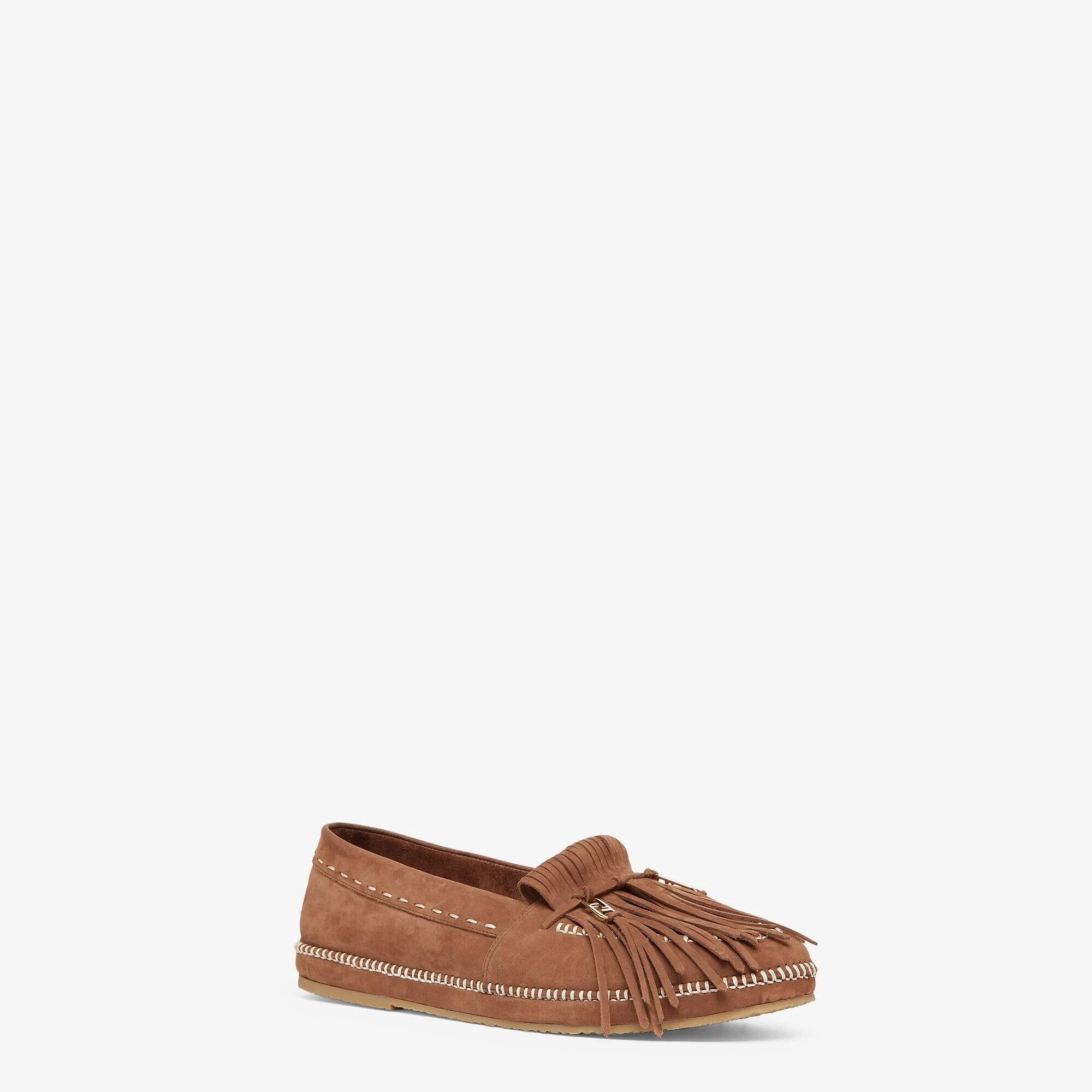 Fendi o1w1db10724 O'Lock Loafers in Brown Size US 5.5 / EU 38 - 3 Thumbnail