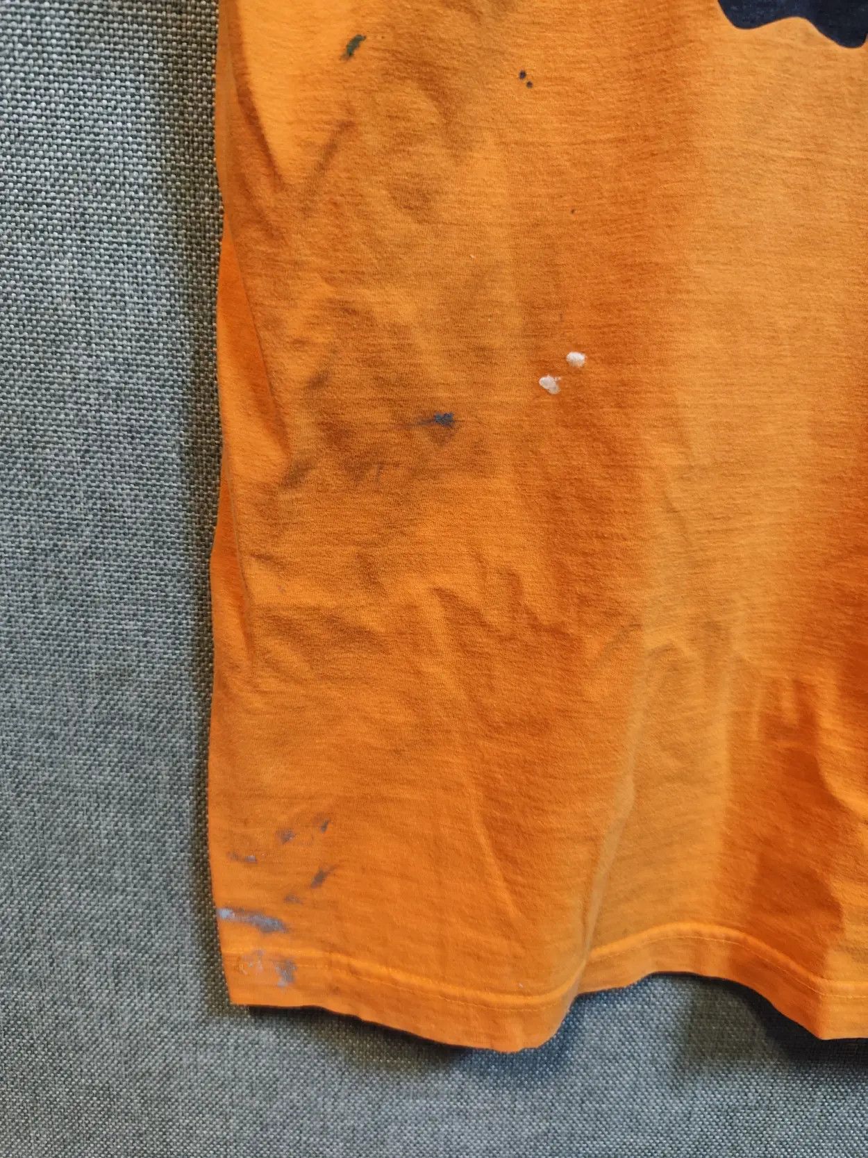 Stussy Vintage 90s Stussy "Knowledge is King" Paint Splatter Tee Size US L / EU 52-54 / 3 - 8 Thumbnail