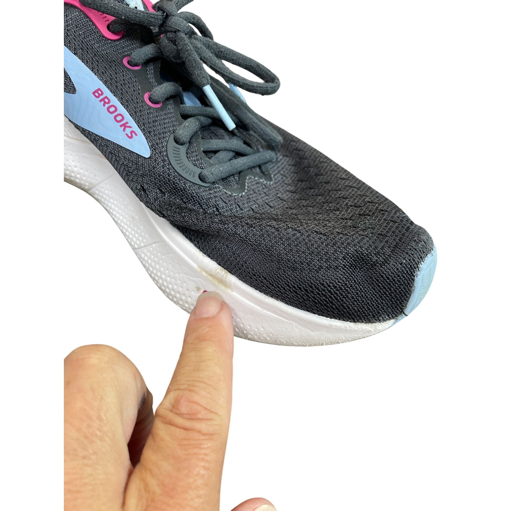 Brooks Brooks Ghost Max Womens Running Sneakers Blue/Black/Pink Siz Size US 10 / IT 40 - 12 Thumbnail