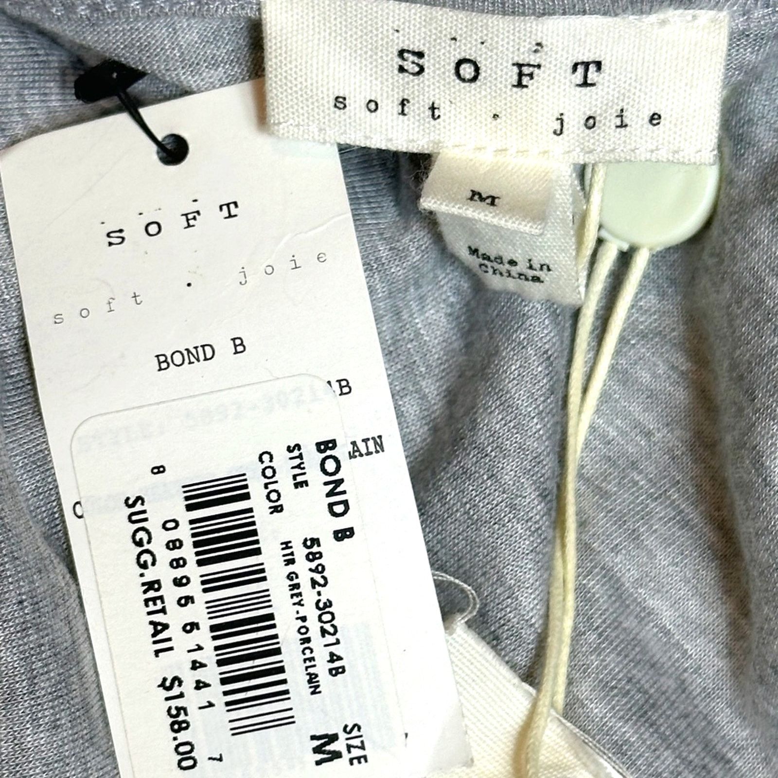 Other Soft Joie Bond B Sleeveless Jersey Mini Dress Heather Grey M Size M / US 6-8 / IT 42-44 - 16 Thumbnail