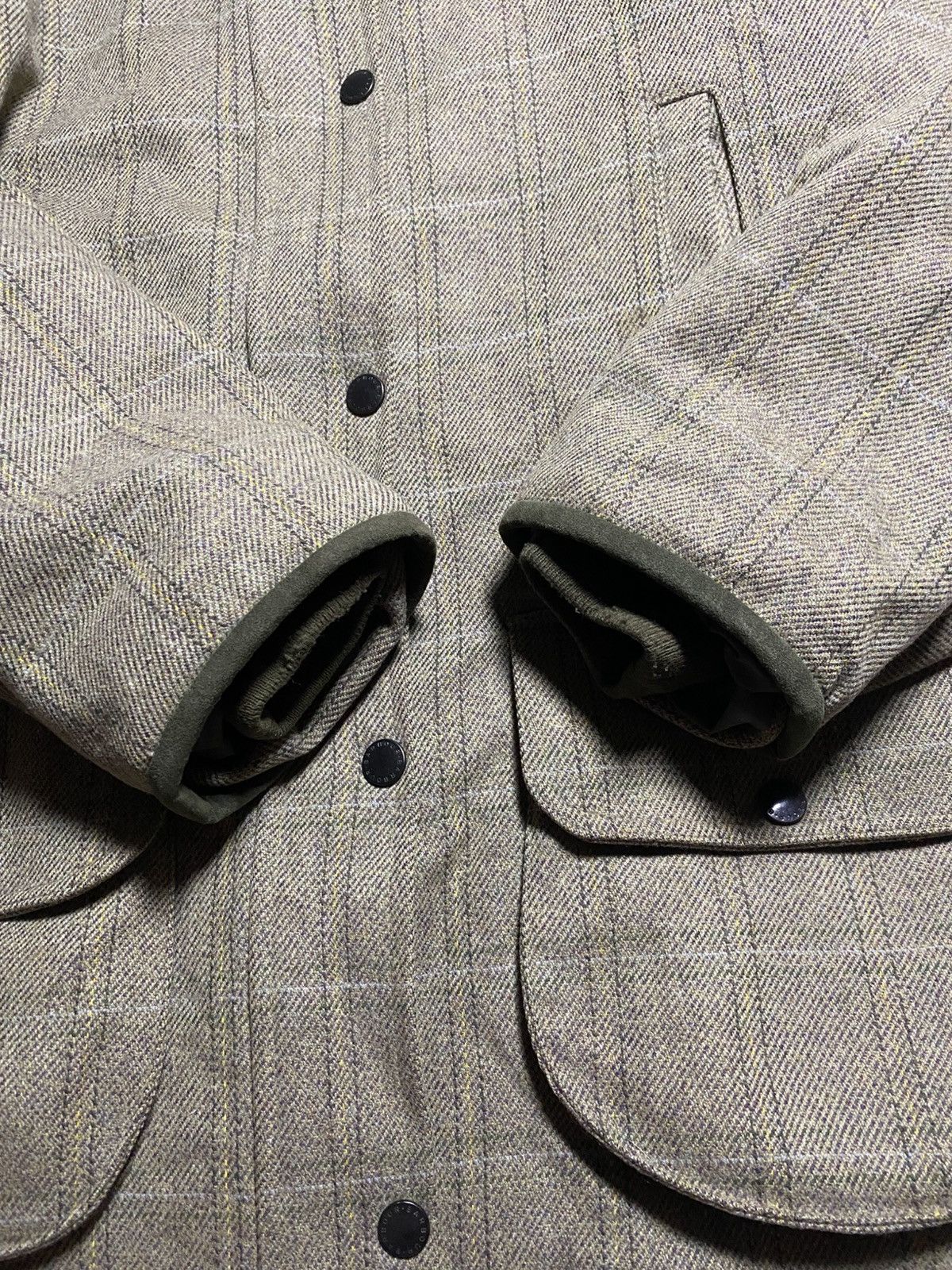 Barbour Vintage Rare Barbour Ladies Field Wool Tweed Jacket Size M / US 6-8 / IT 42-44 - 10 Thumbnail