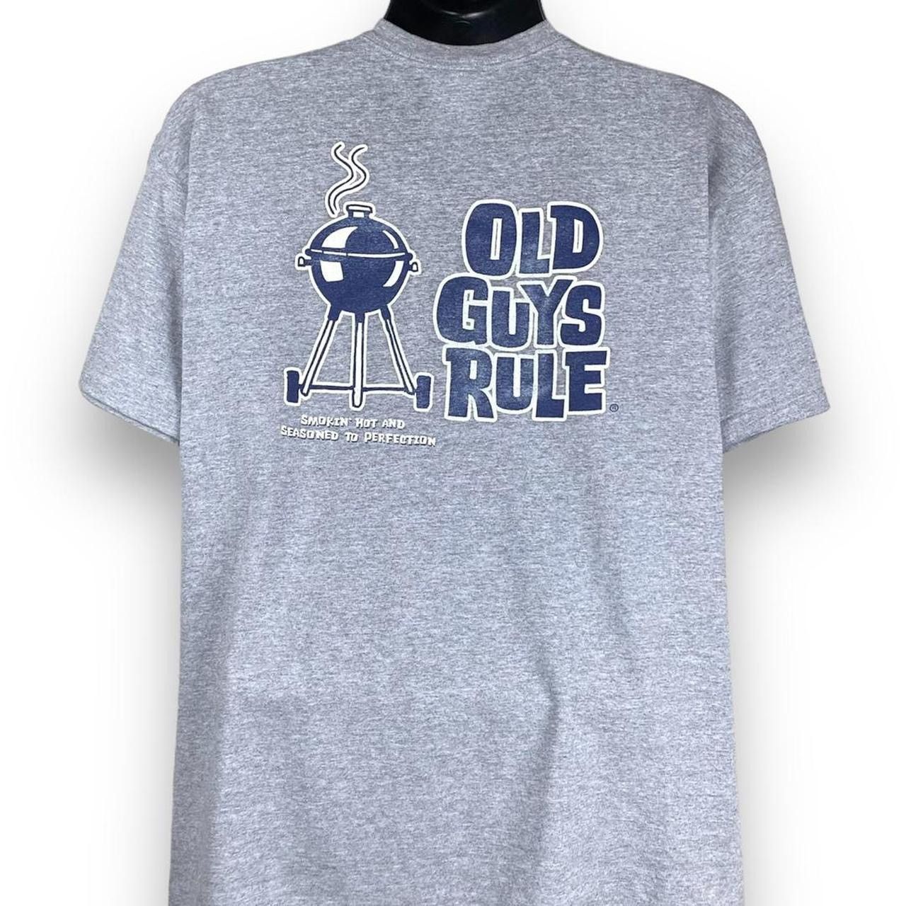Vintage Vintage Old Guys Rule Smokin Hot Comedy Funny Parody Tshirt Size US L / EU 52-54 / 3 - 1 Thumbnail