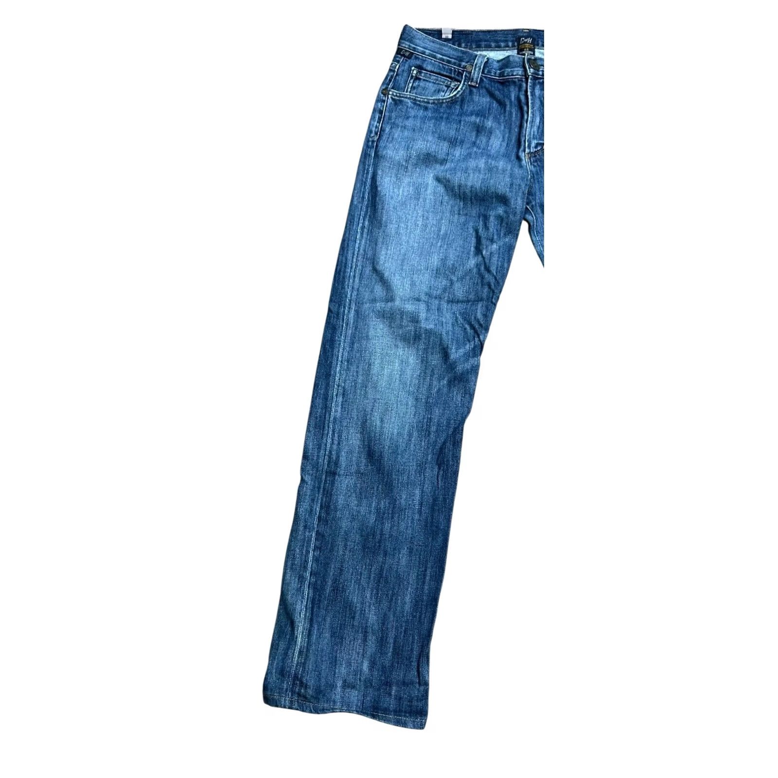 Citizens Of Humanity Citizens Of Humanity Jeans Men Pant 32 Blue Denim Sid DarkWash C of H USA 30x30 Regular Straight 5-Pocket Denim Jeans Size US 32 / EU 48 - 2 Thumbnail