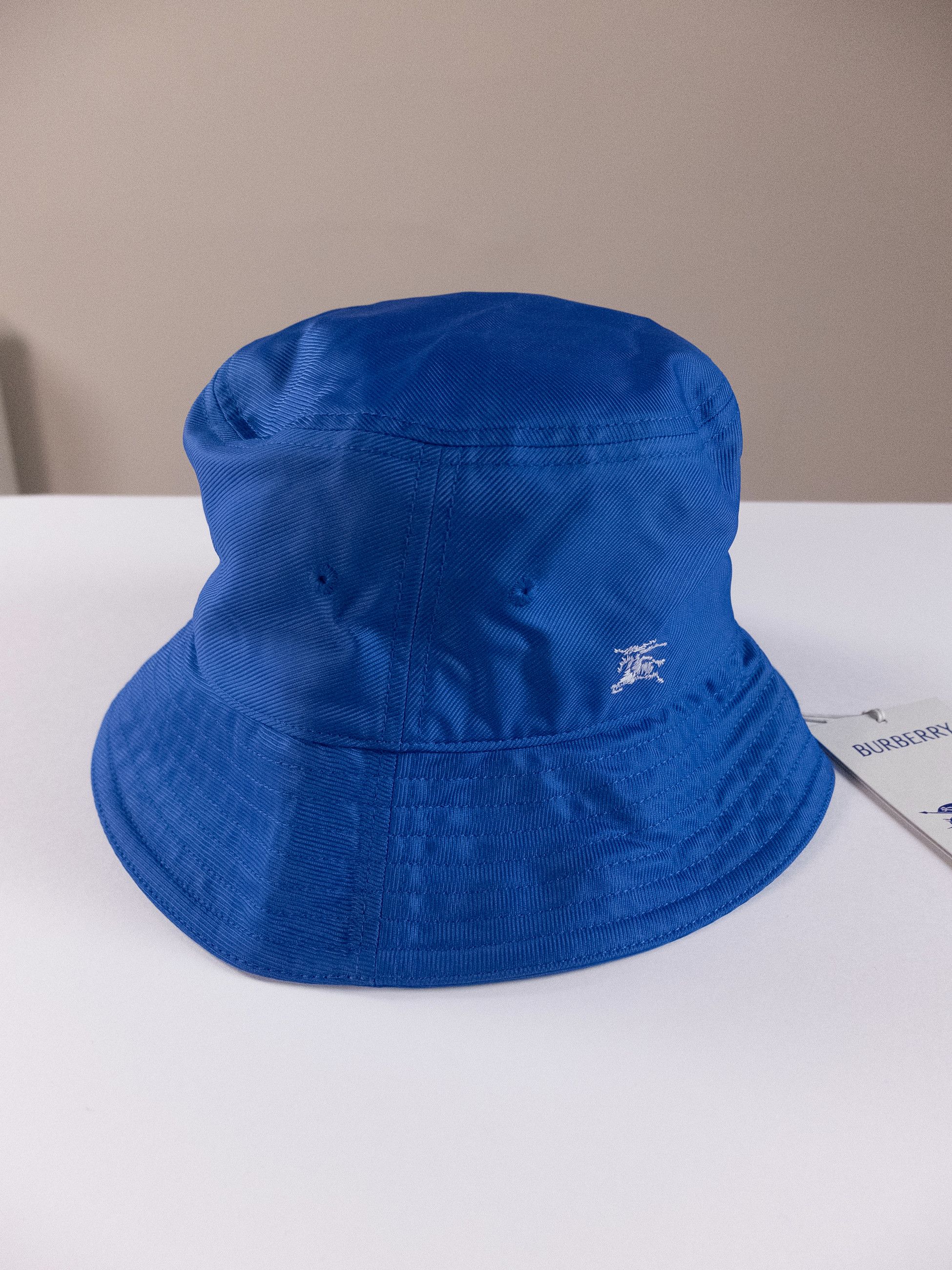 Burberry BURBERRY blue knight logo nylon bucket hat Medium authentic Size ONE SIZE - 2 Thumbnail