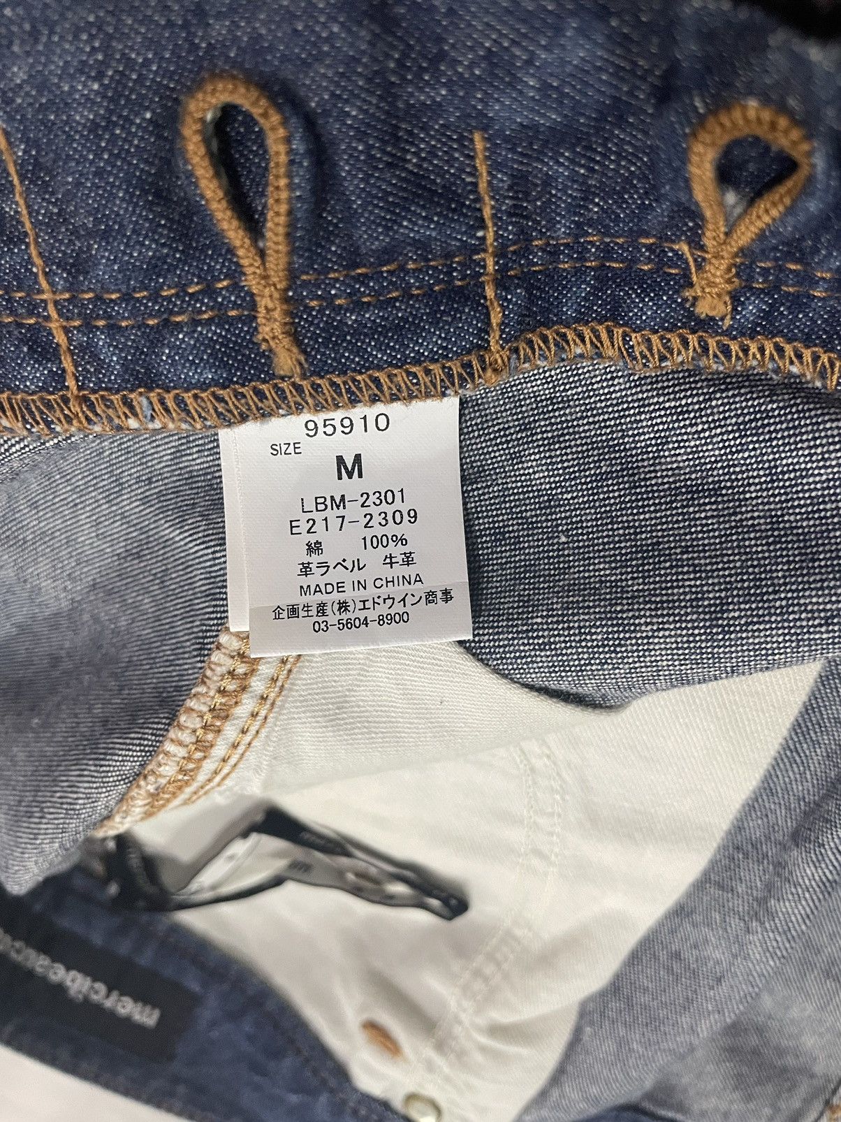 Lee × Vintage × mercibeaucoup Mercibeaucoup Cross Lee Denim Pants Size US 33 - 9 Thumbnail