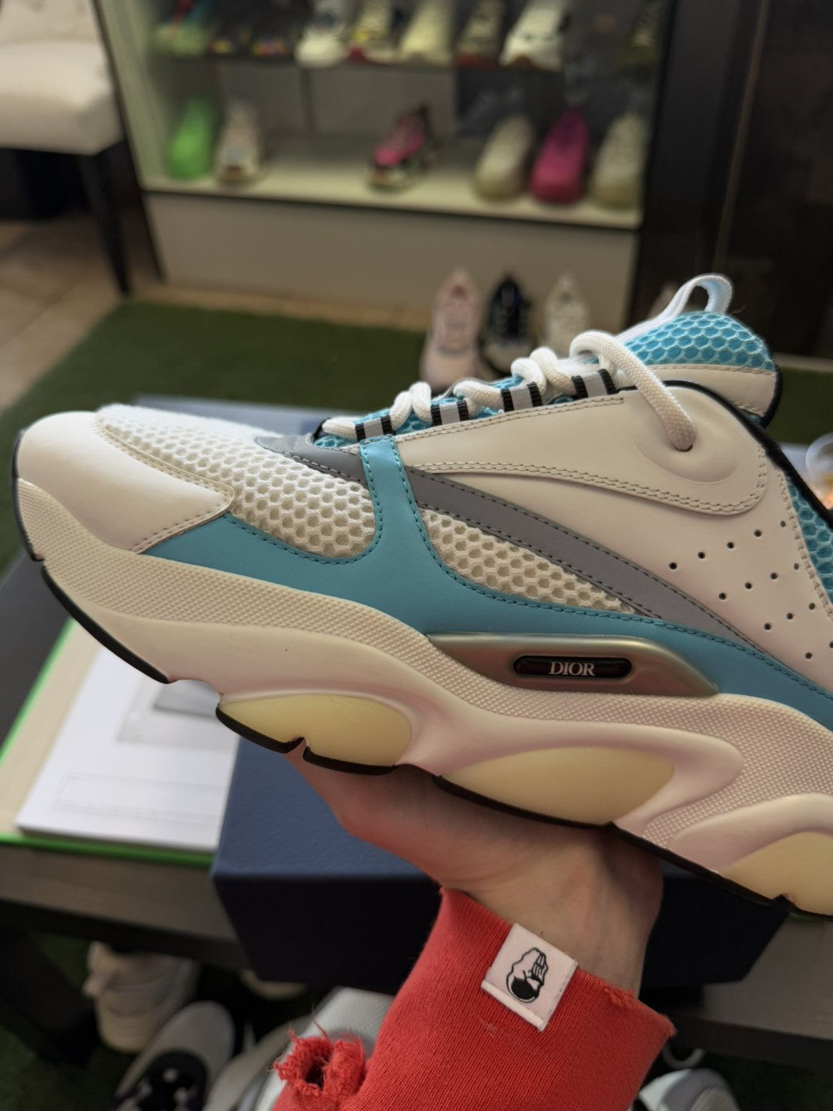 Dior Dior B22 Blue Low Top Sneakers Size 43EU/10US $1300 Retail Size US 10 / EU 43 - 10 Thumbnail