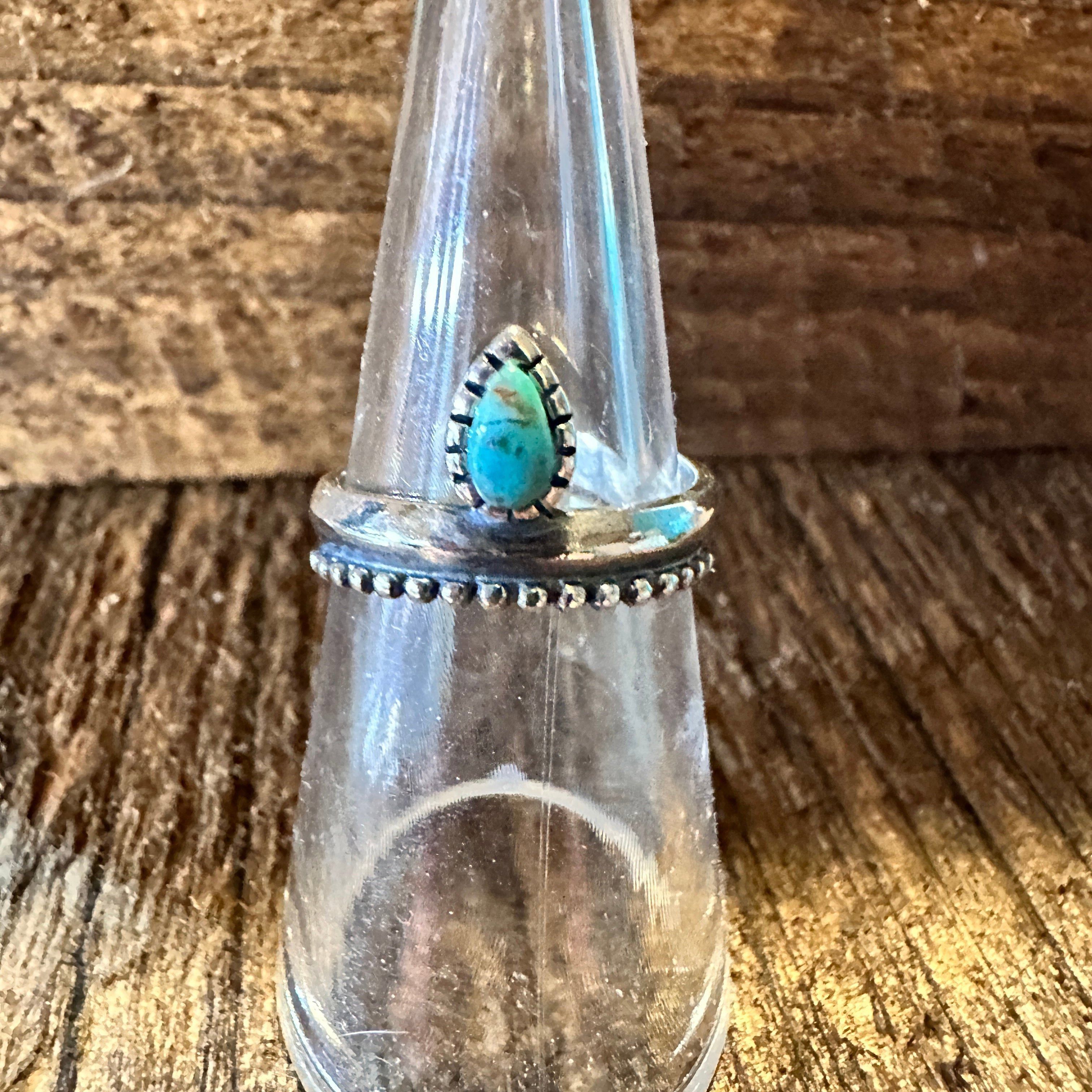 Other Native American Bipana Turquoise Ring, Genuine Sterling Silv Size ONE SIZE - 9 Thumbnail