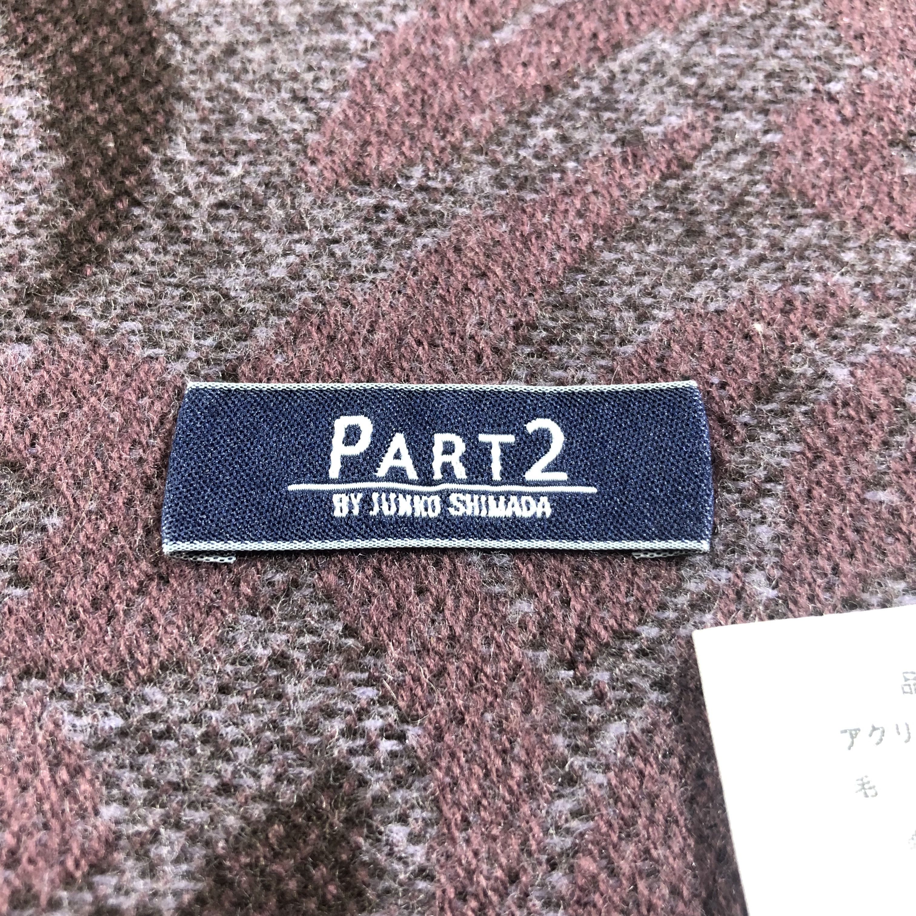 Junko Shimada Part 2 by Junko Shimada Oversized Wool Scarf Muffler V1111 Size ONE SIZE - 3 Thumbnail