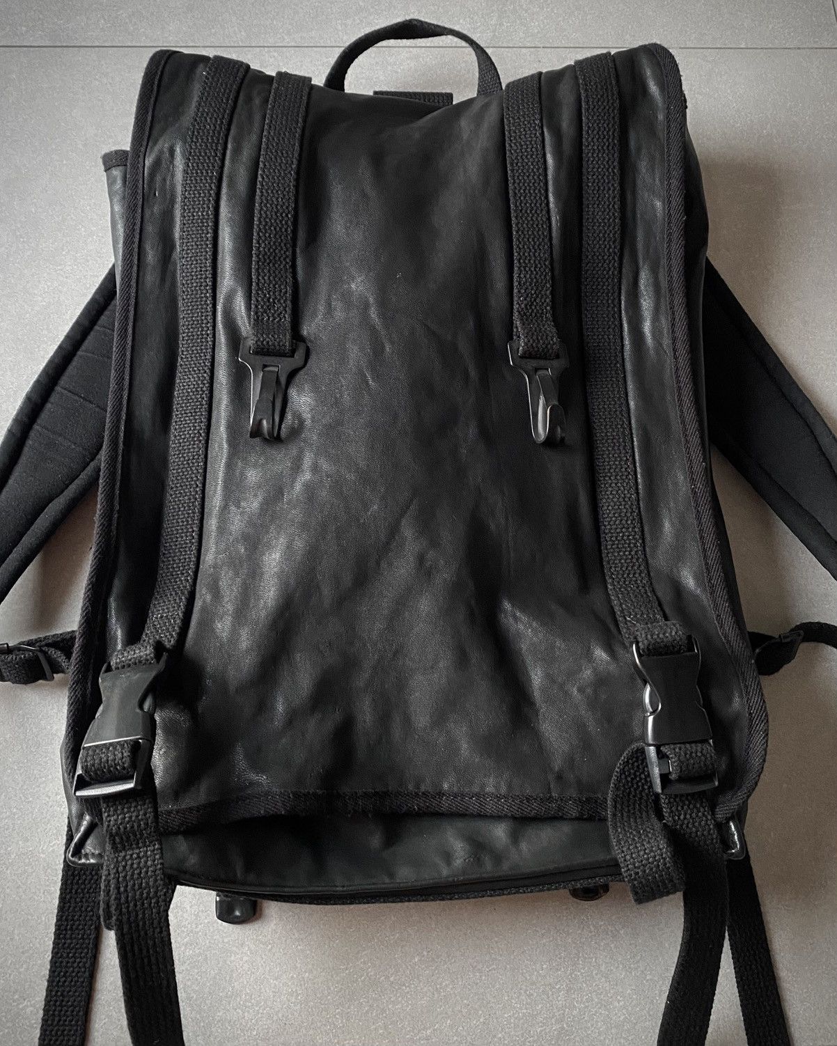 Undercover Undercover 06AW "BBV Guruguru" Leather Backpack Size ONE SIZE - 3 Thumbnail