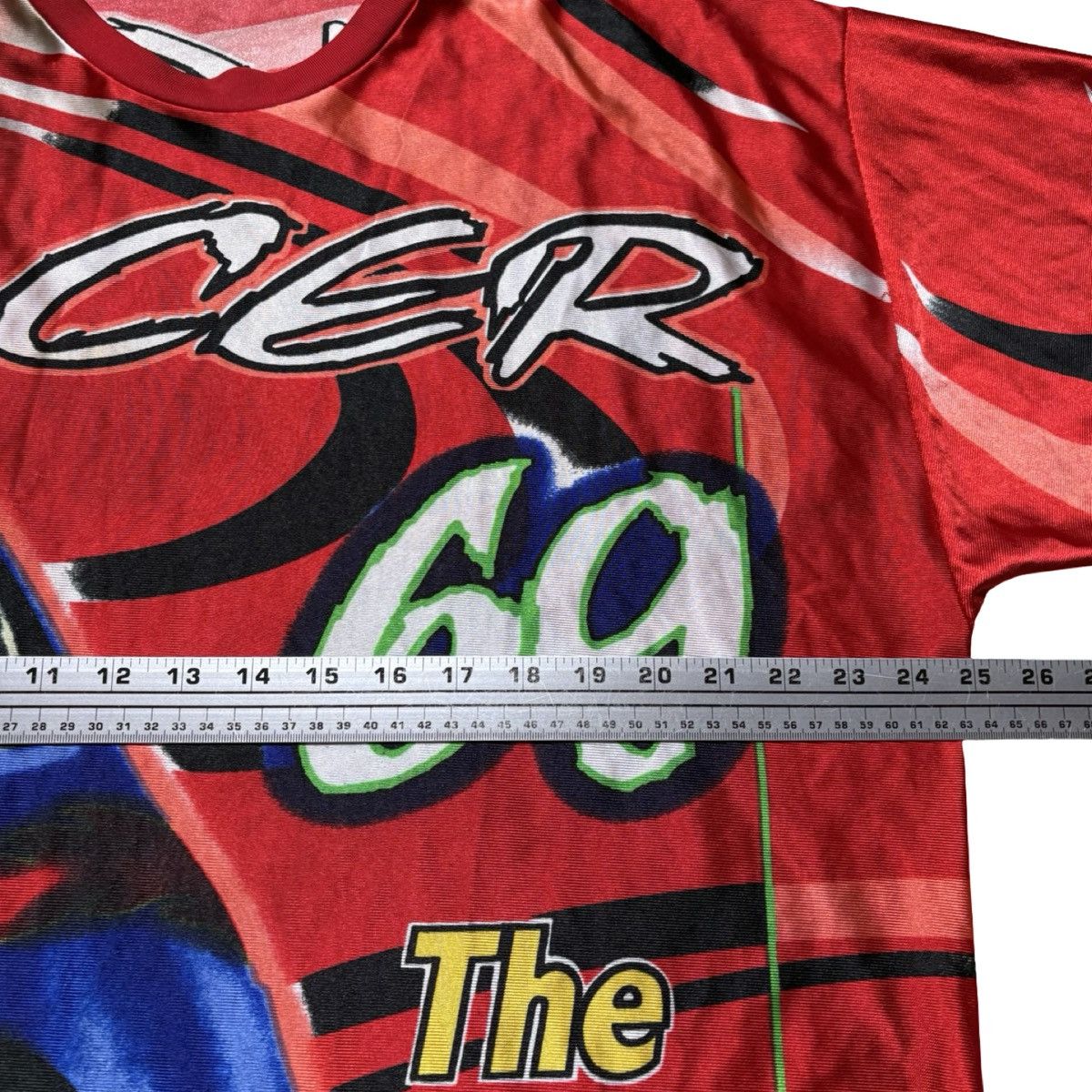 Other Rage Racer 69 Mens Barcode Graphic T-Shirt Red Last Lap XL Size US XL / EU 56 / 4 - 4 Thumbnail