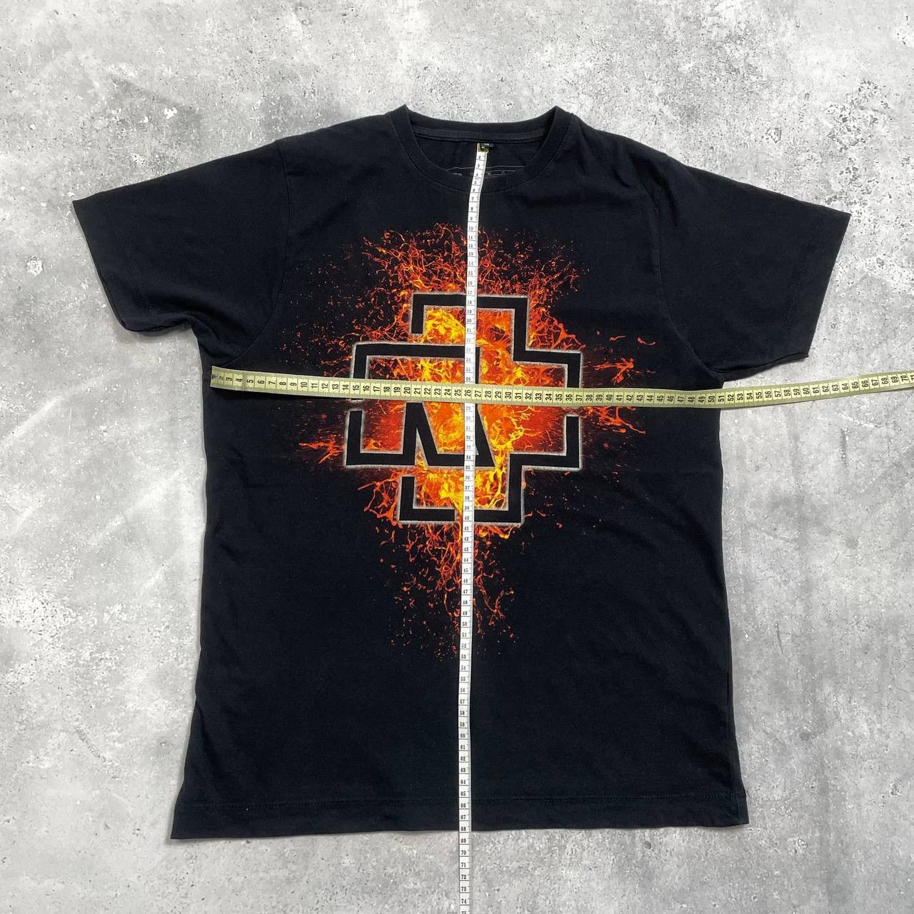 Band Tees Rammstein Feuer Frei 1994 Fire Logo T Shirt Black Size M Size US M / EU 48-50 / 2 - 4 Thumbnail