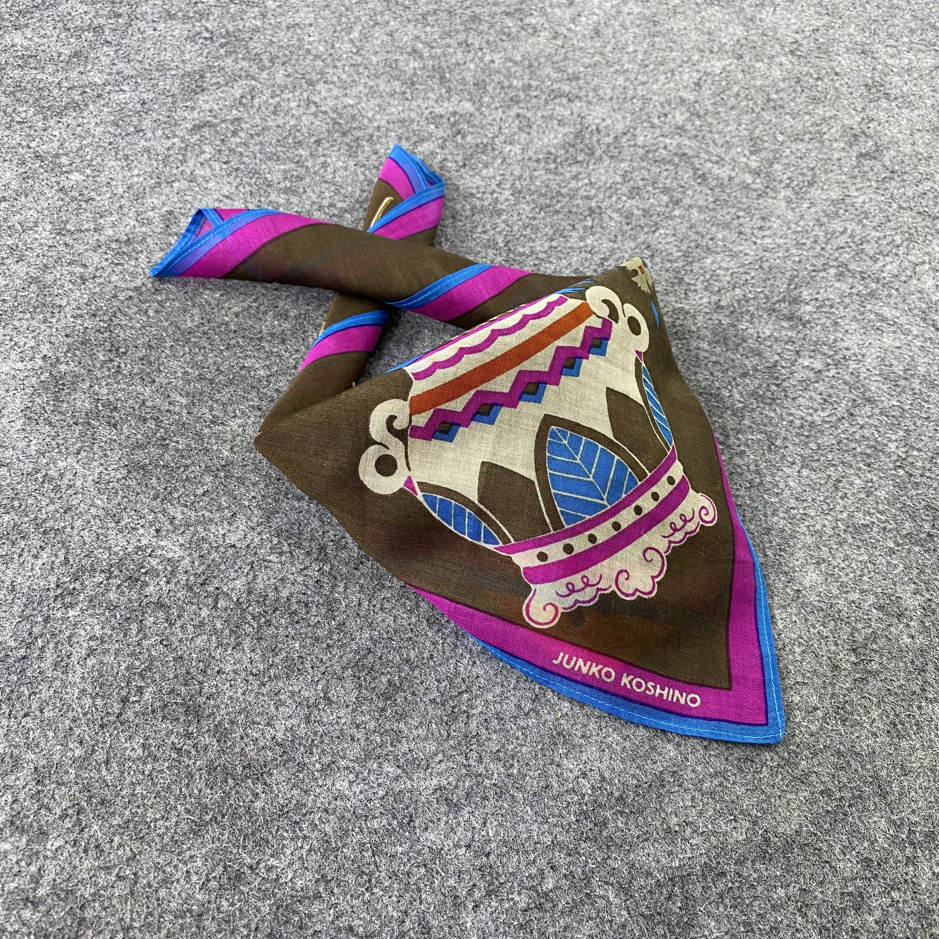 Japanese Brand Junko Koshino Handkerchief / Bandana / Neckerchief-B982 Size ONE SIZE - 1 Thumbnail