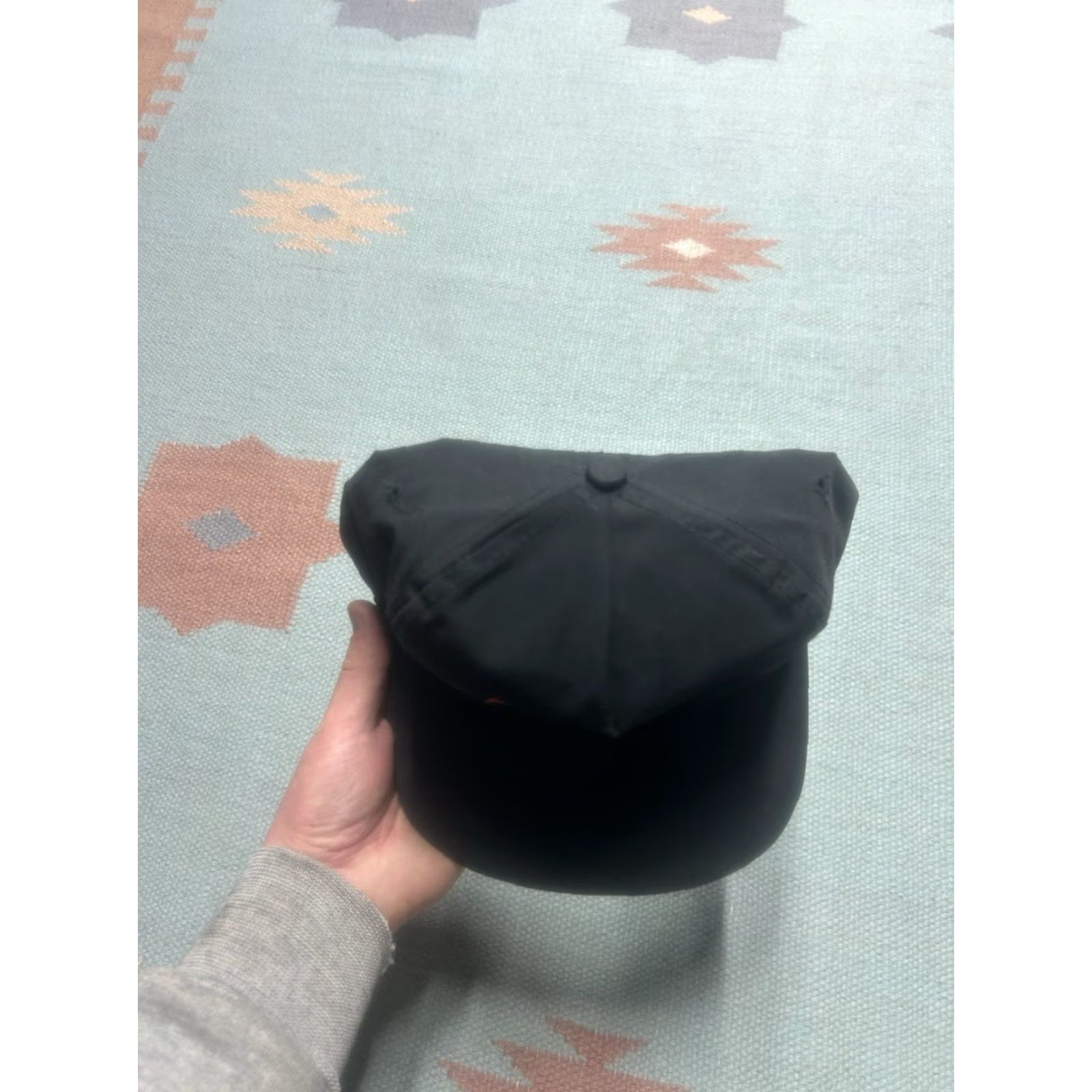 GAS VINTAGE Pacific Strapback Hat Cap Pride Gas Embroidered Adjustable Black Fuel Men Size ONE SIZE - 3 Thumbnail