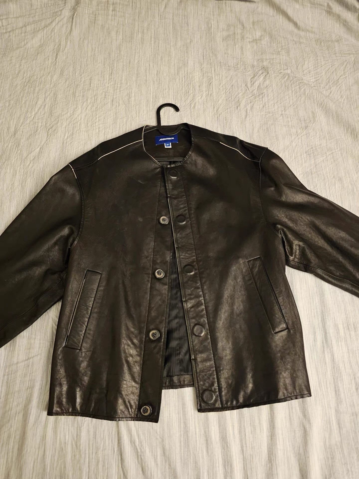 Ader Error Ader Error Women's Sheepskin Leather Jacket K30 Size S / US 4 / IT 40 - 1 Thumbnail