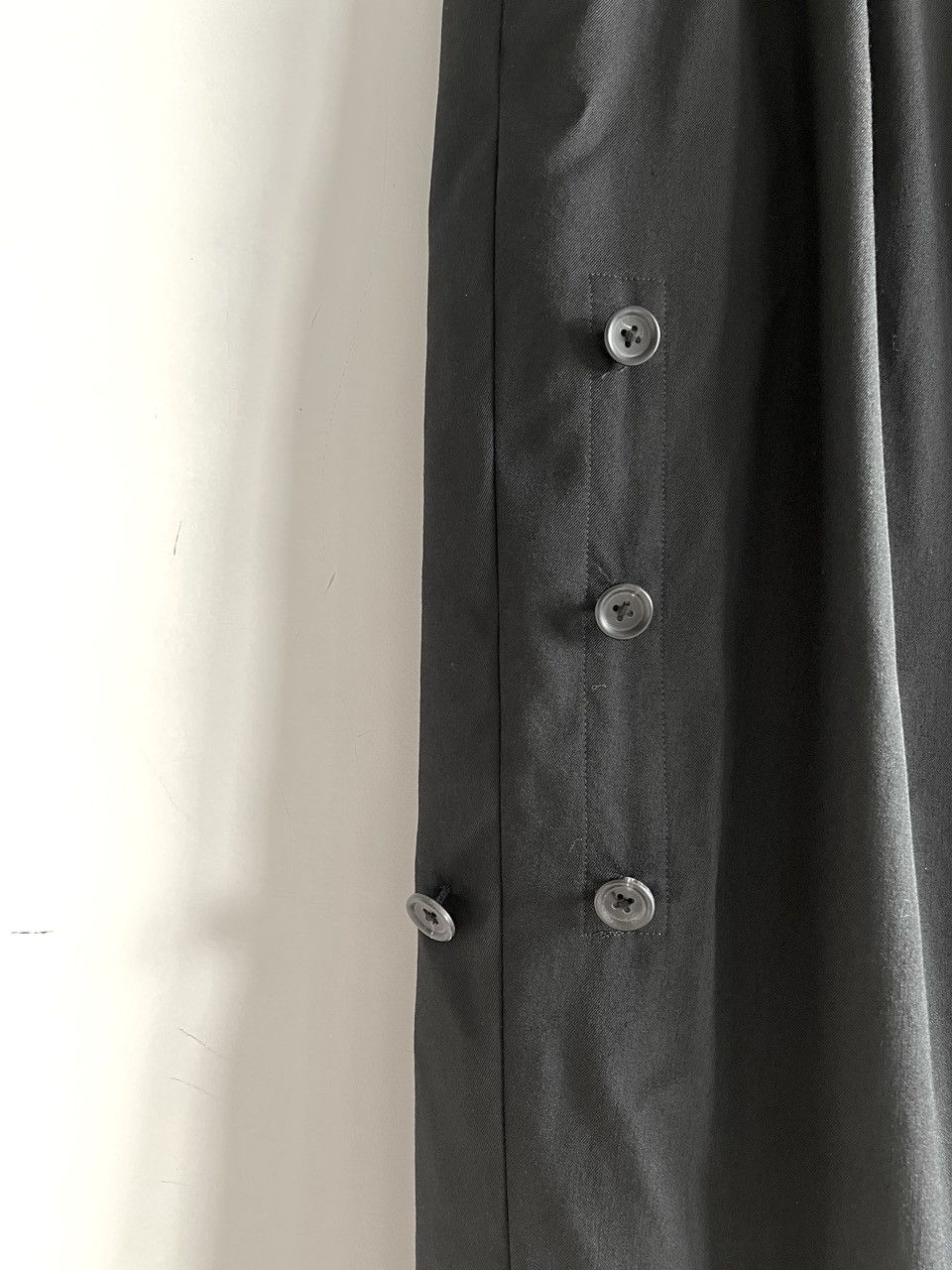 Yohji Yamamoto Yohji Yamamoto Pour Homme W/Gabardine Side Button 2Tuck Pant Size US 32 / EU 48 - 7 Thumbnail