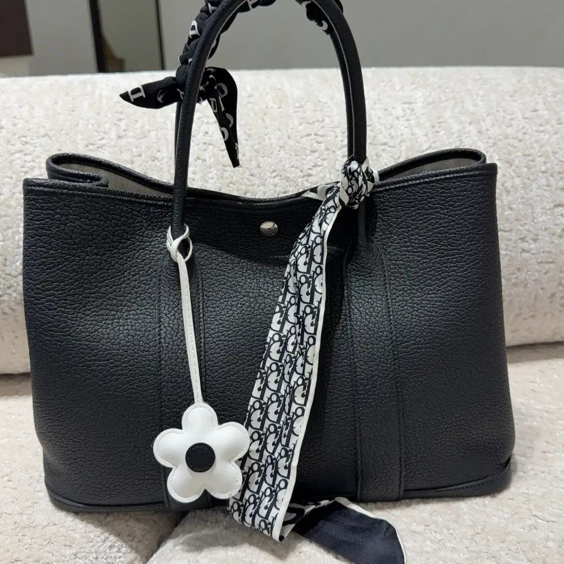Hermes Hermes Garden Party 30 dark brown Negondacowhide leather Garden Party handbag si Size ONE SIZE - 1 Thumbnail