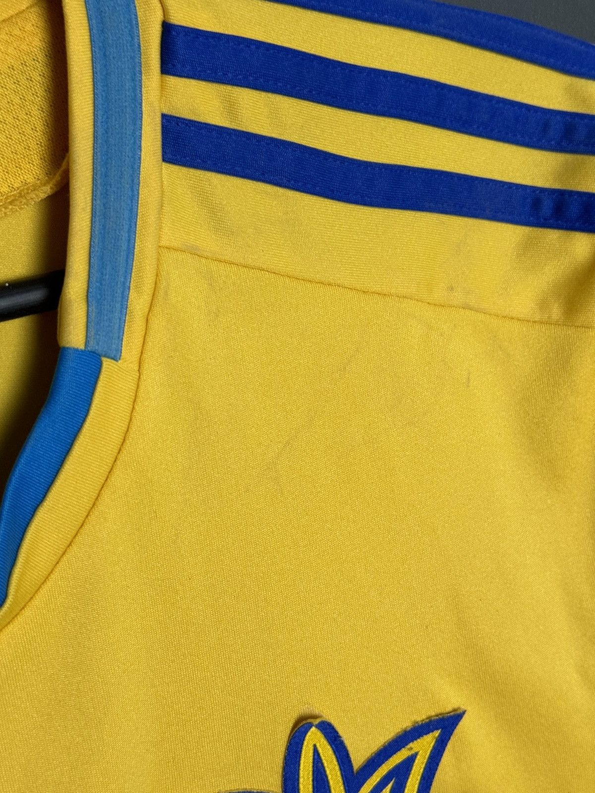 Adidas Ukraine National Team 12/14 Home Football Hersey T-Shirt Size US M / EU 48-50 / 2 - 9 Thumbnail