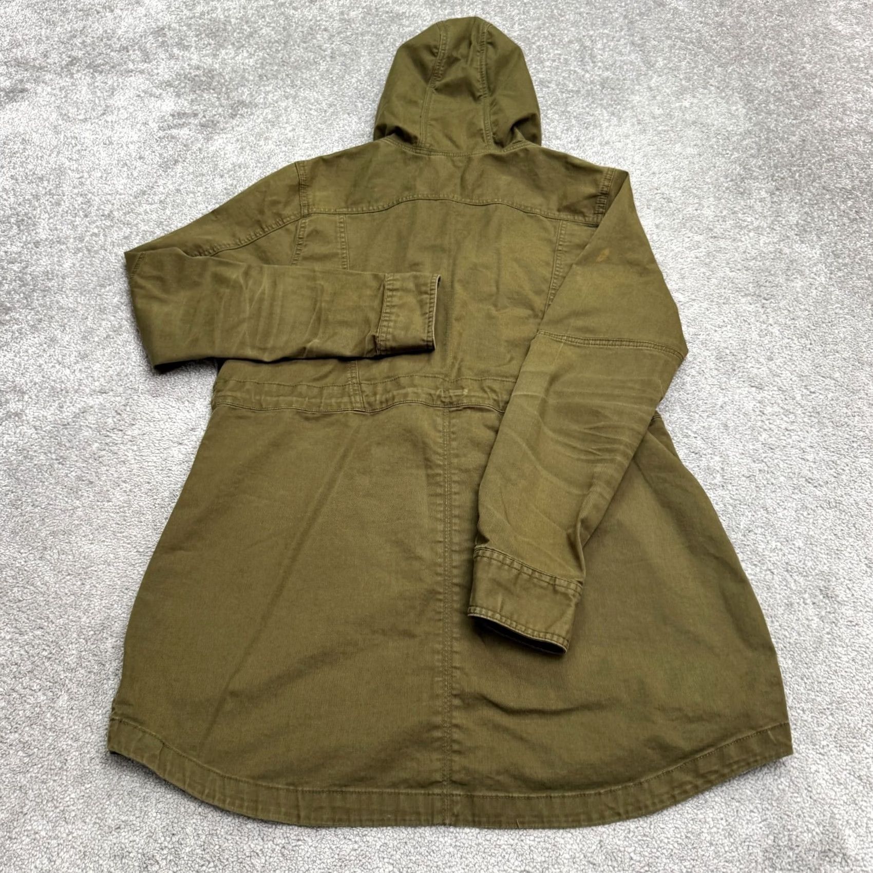 The North Face The North Face Womens Large Green Parka Jacket Hoodie Casual Outdoor Utility Size L / US 10 / IT 46 - 2 Thumbnail