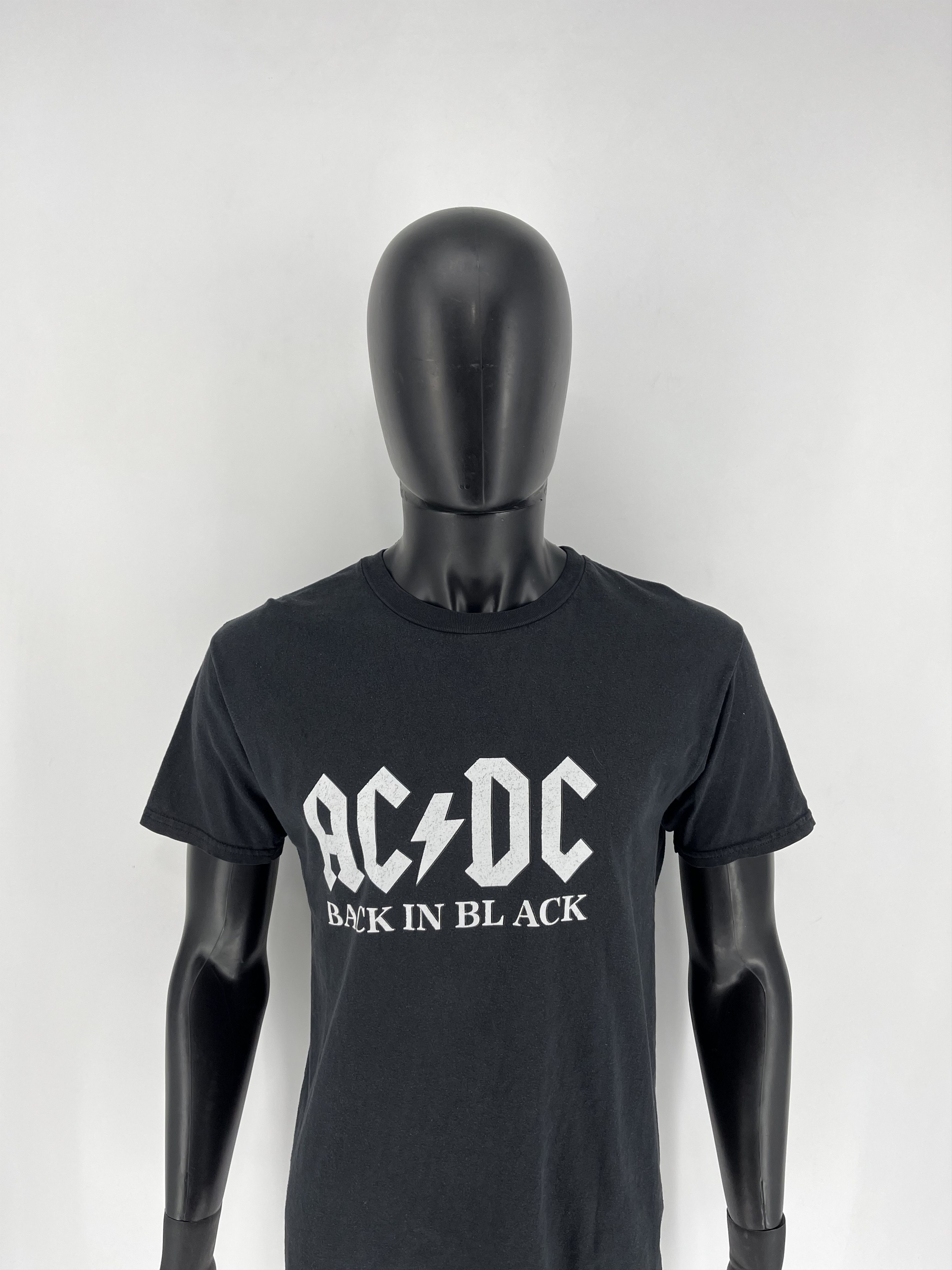 AC/DC Vintage Y2K AC/DC ACDC Black In Evrope Tour Big Logo Size US M / EU 48-50 / 2 - 5 Thumbnail