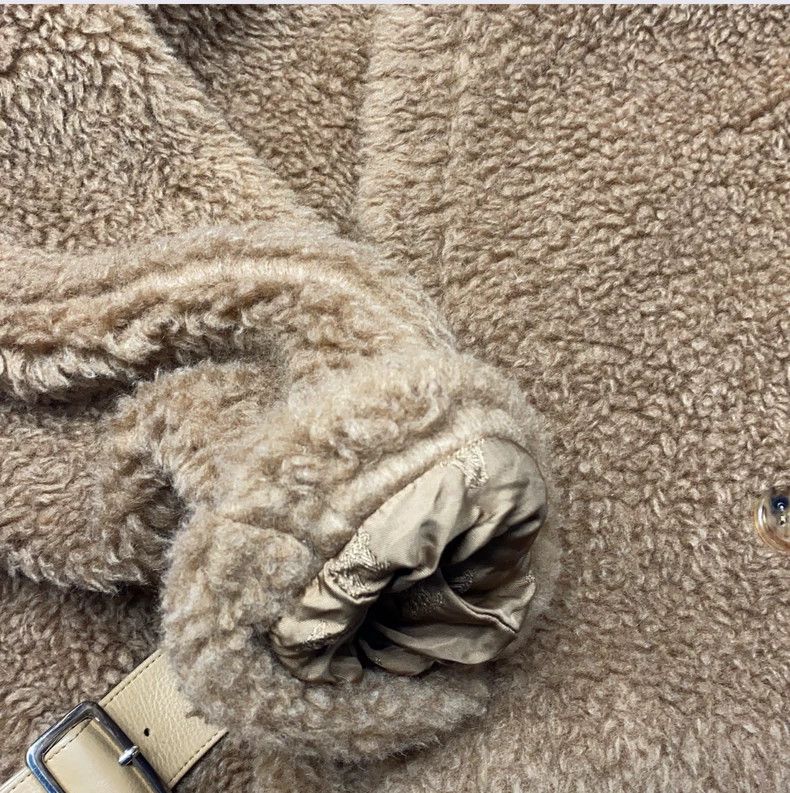 Max Mara Max Mara Classic Camel Short Teddy Coat Size M / US 6-8 / IT 42-44 - 5 Thumbnail
