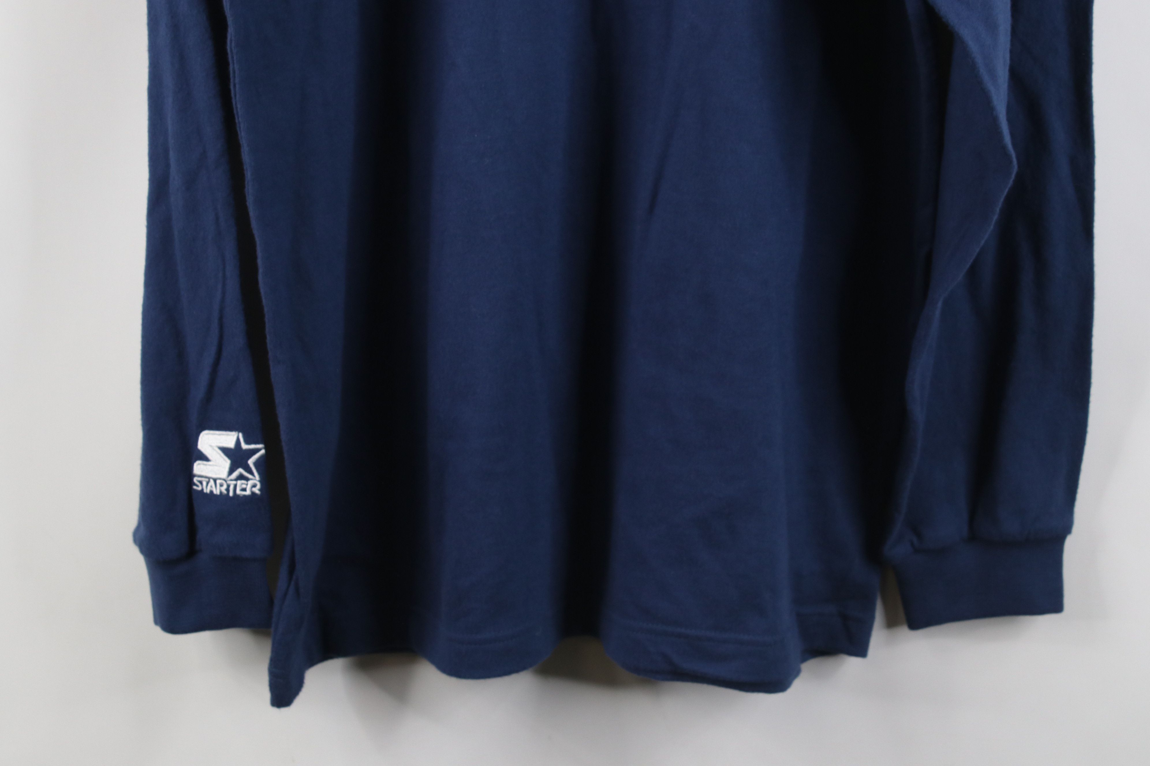 Starter Vintage 90s Starter University Mock Neck Long Sleeve T-Shirt Size US M / EU 48-50 / 2 - 15 Thumbnail