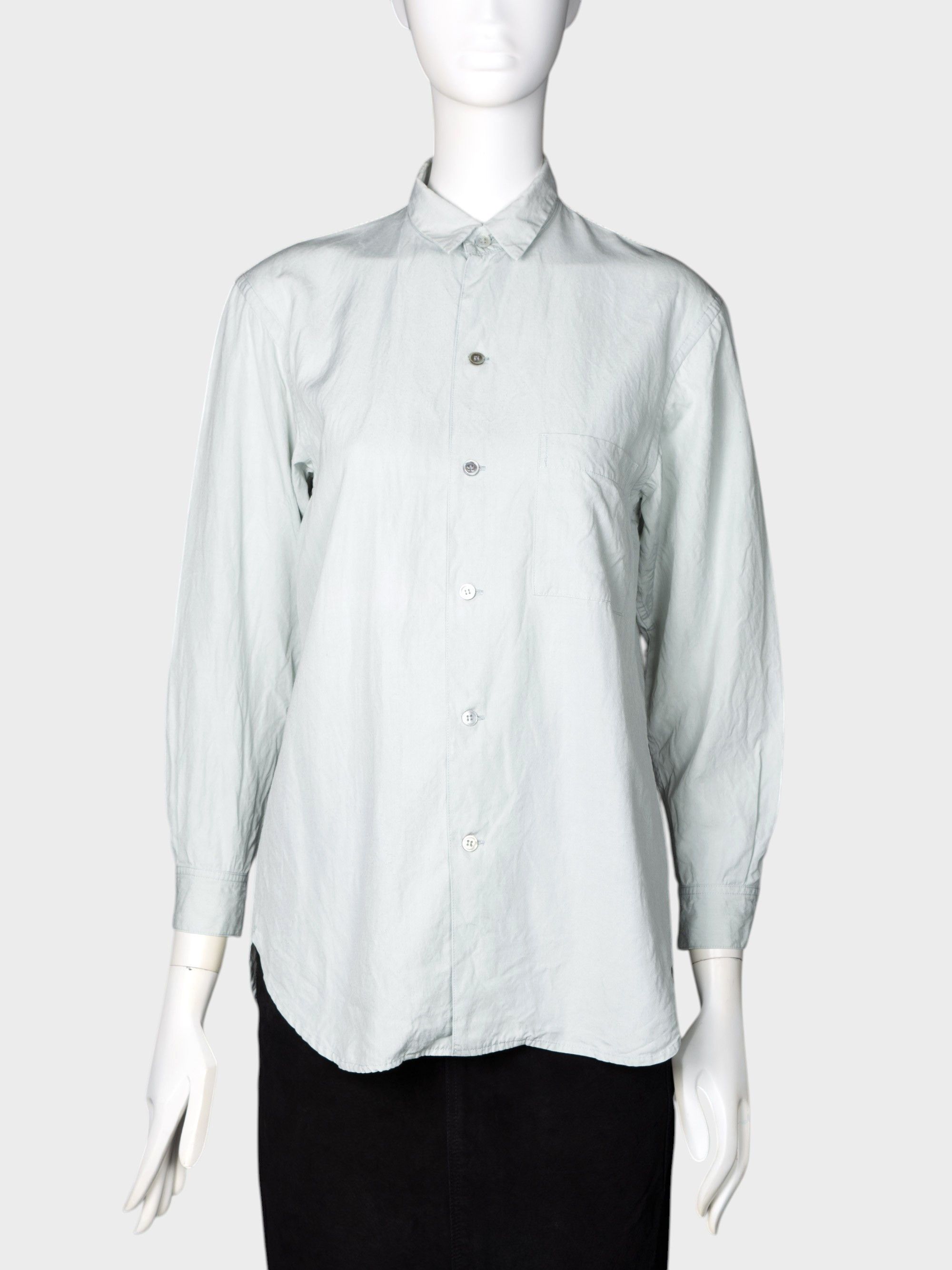 Yohji Yamamoto vintage Yohji Yamamoto late 80's / early 90's rayon shirt Size S / US 4 / IT 40 - 1 Thumbnail