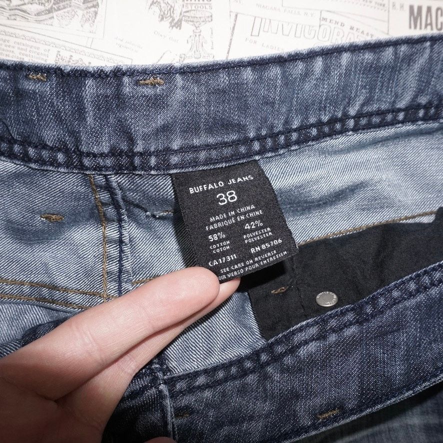 Vintage 38 - Vintage Y2K buffalo jeans 2000s baggy wide denim pants Size US 38 / EU 54 - 3 Thumbnail