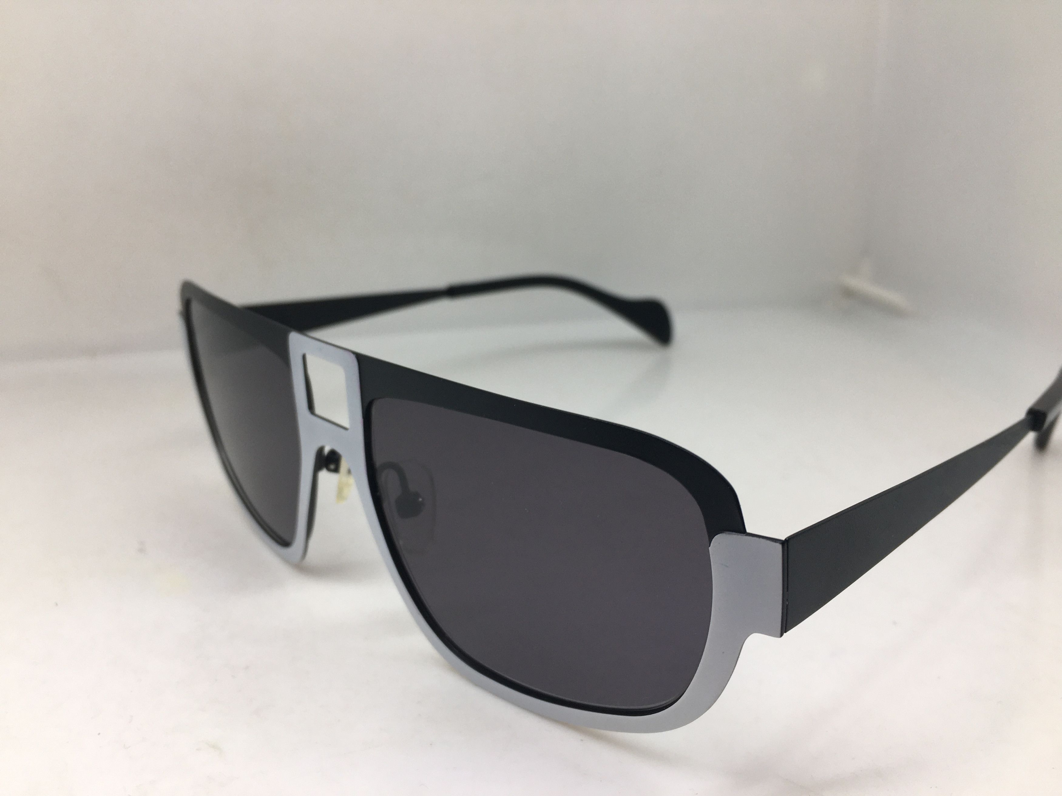 Other OP Art Black White Aviator Sunglasses Frame Pilot Size ONE SIZE - 3 Thumbnail