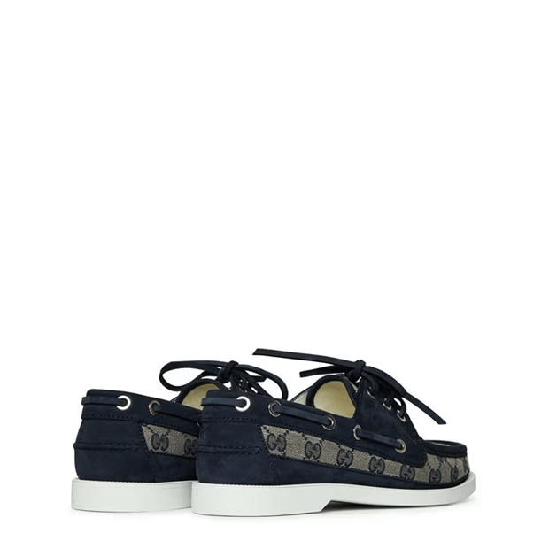 Gucci Original Gg Lace-Up Loafers Size US 8 / EU 41 - 5 Thumbnail