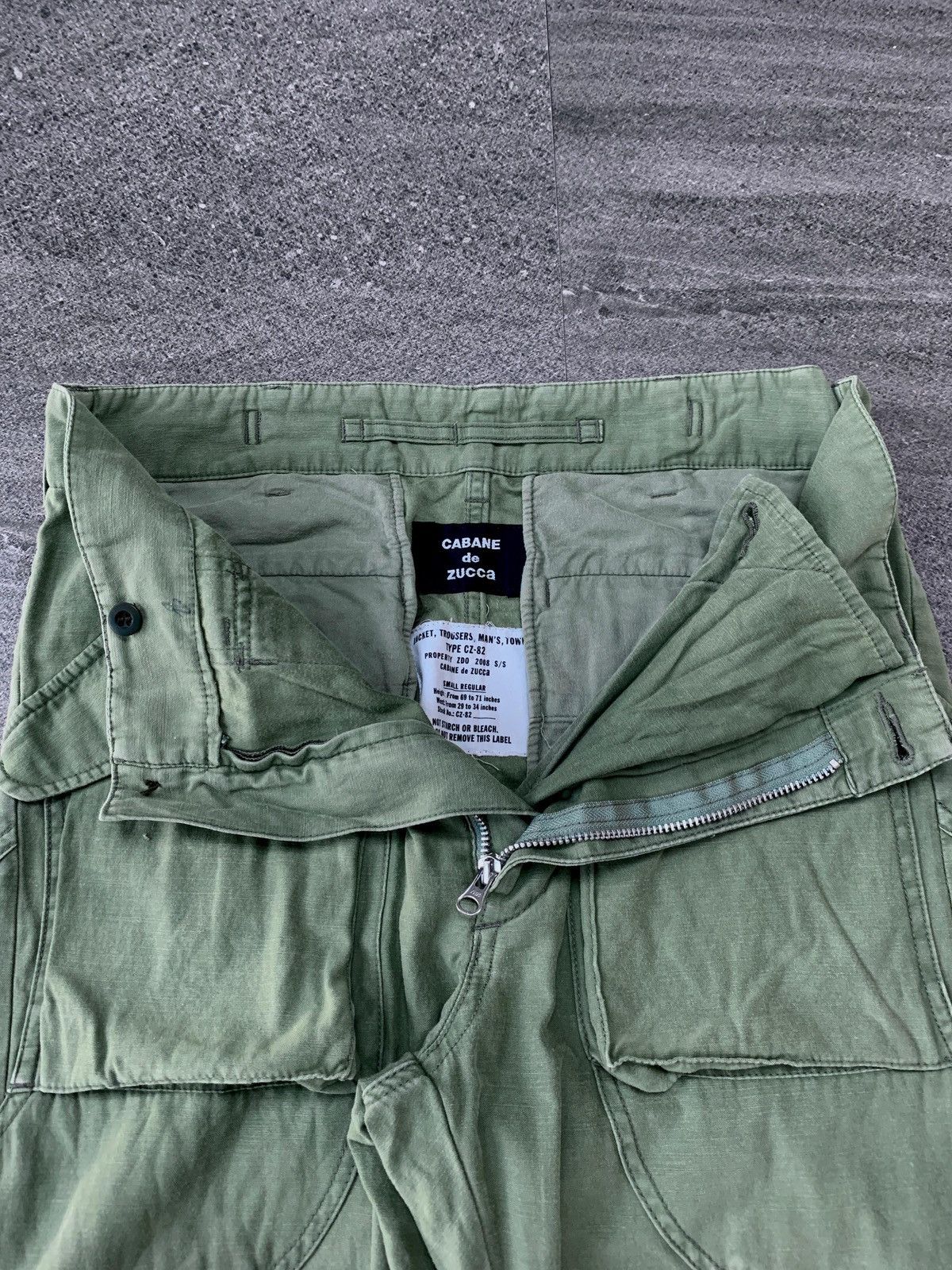 CABANE de ZUCCa × Issey Miyake Multi Pocket Cargo Pants Size US 30 / EU 46 - 4 Thumbnail