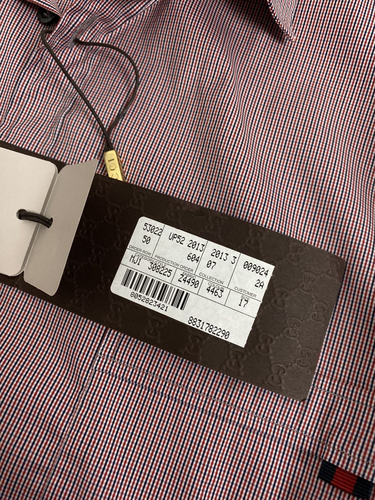Gucci Gucci shirt size 43/17 Xl new Size US XL / EU 56 / 4 - 9 Thumbnail