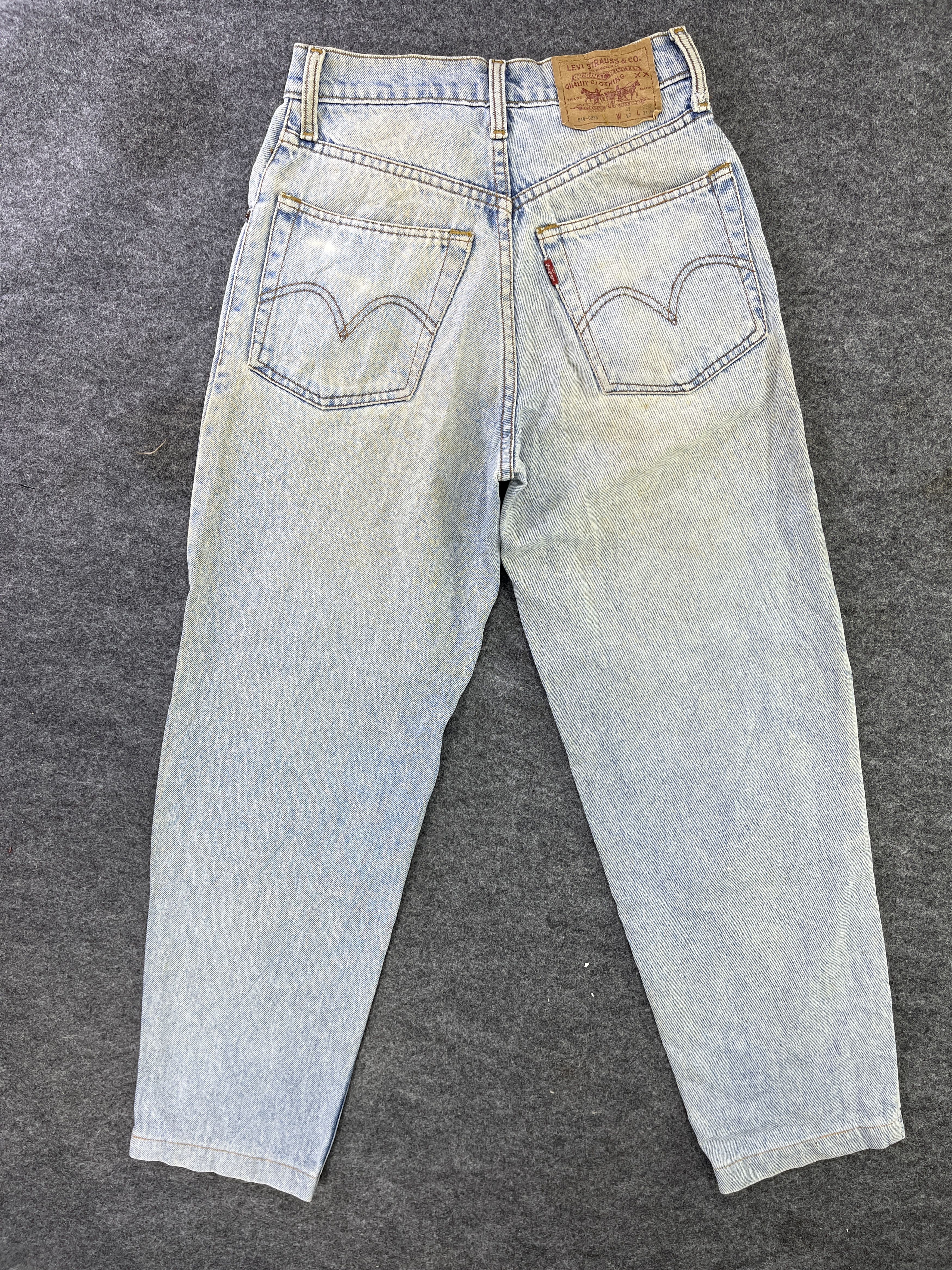 Levi's 90's Vintage Levis 514 Light Wash Jeans - J926 Size 26" / US 2 / IT 38 - 2 Thumbnail