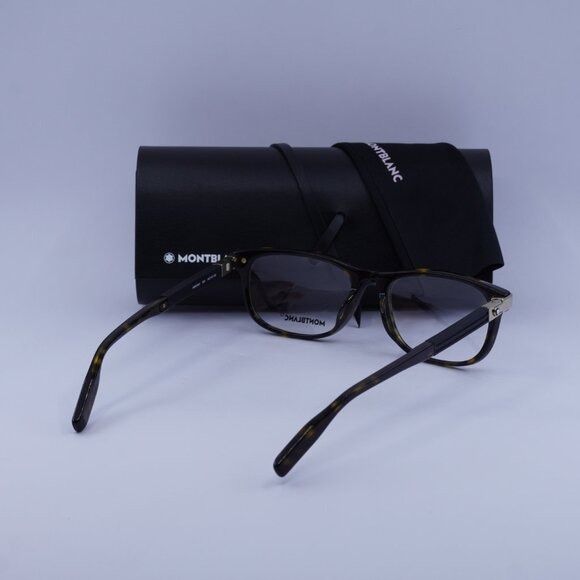 Montblanc Montblanc MB0036O 003 Eyeglasses Havana 54mm Rectangle Frame Size ONE SIZE - 9 Thumbnail