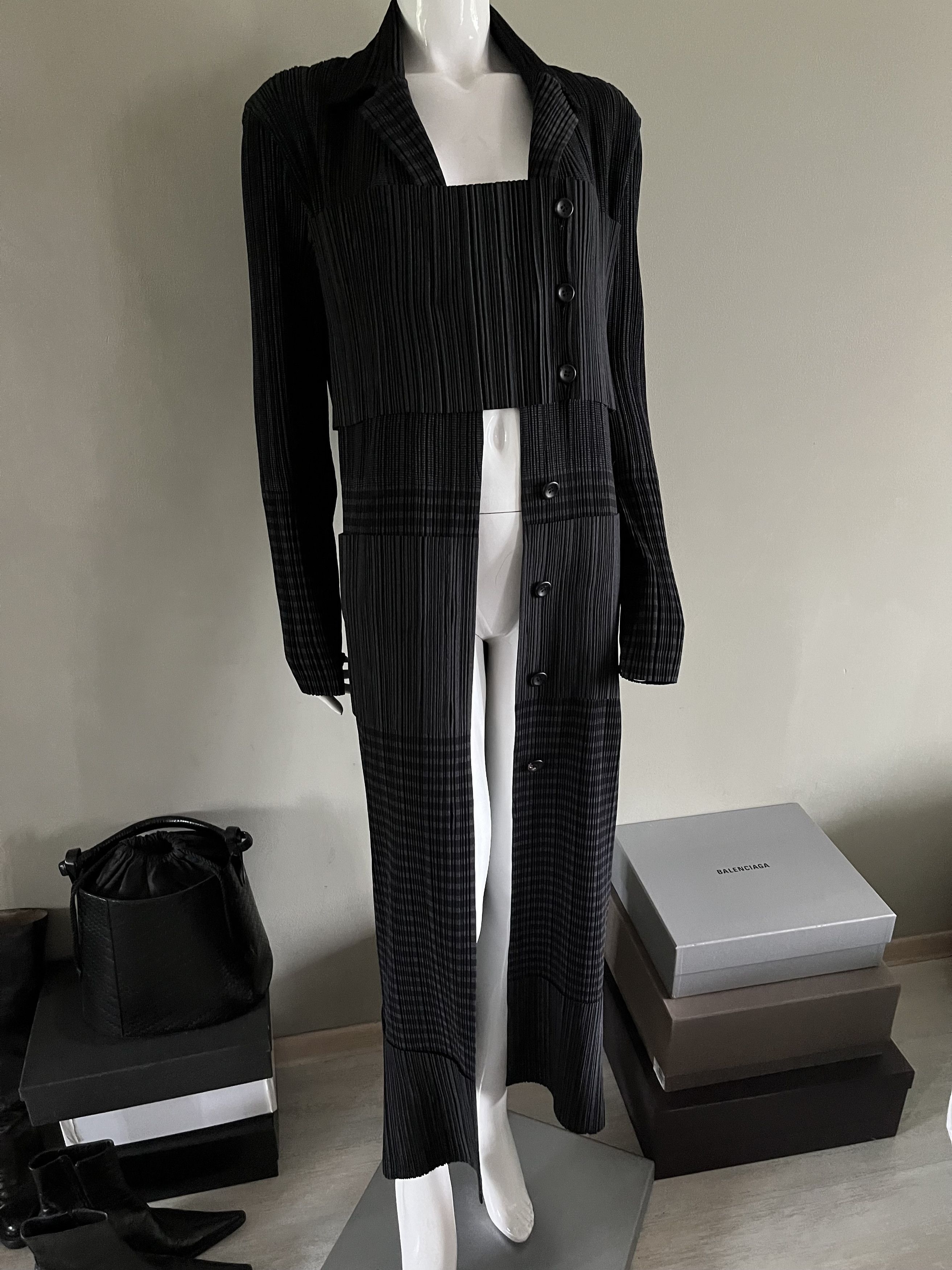 Issey Miyake Issey Miyake Coat Rare Mainline Size L / US 10 / IT 46 - 19 Thumbnail