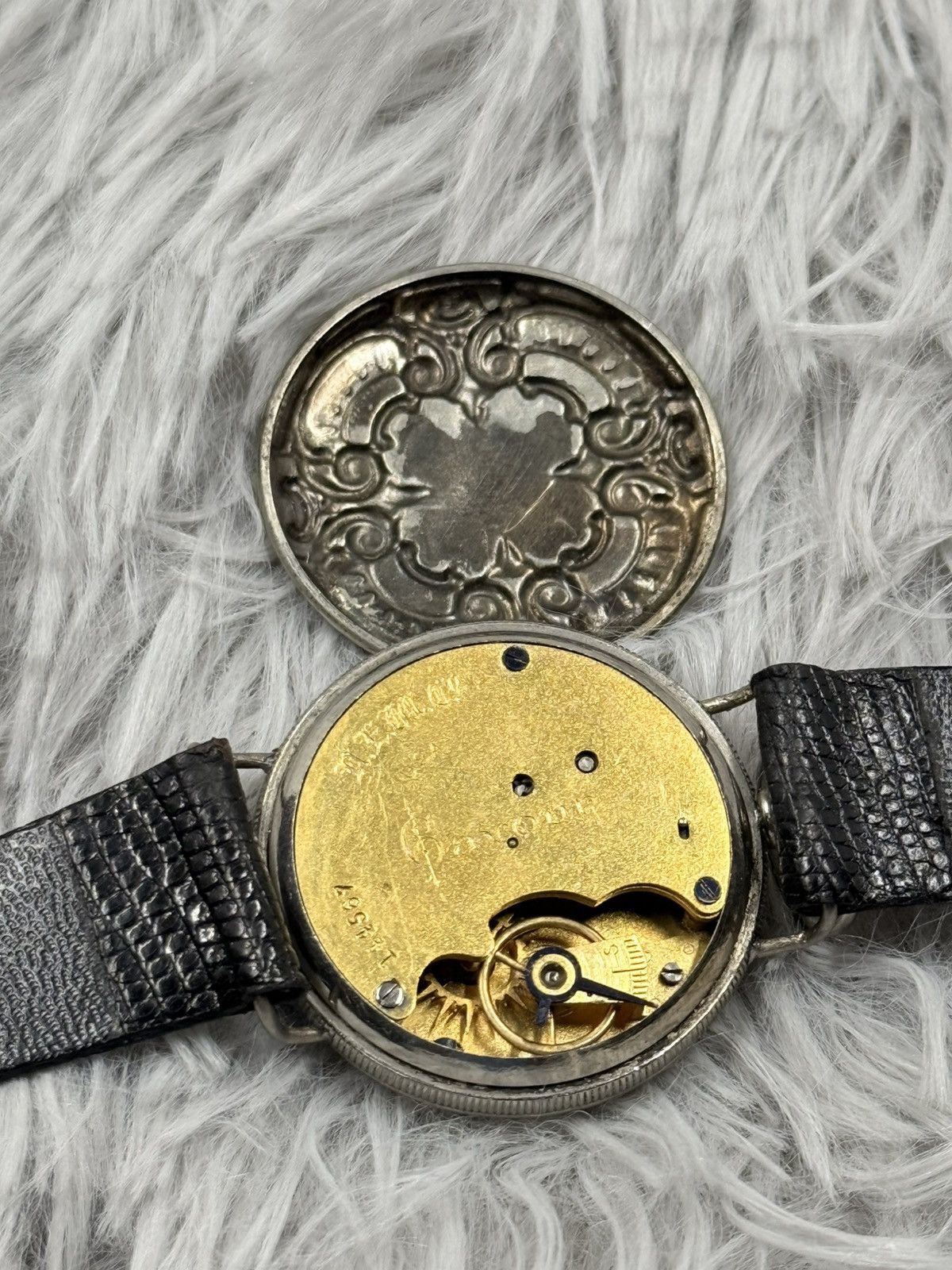 Vintage Vintage Apapt Sterling Silver Pocket Manual Unisex Watch Size ONE SIZE - 12 Thumbnail